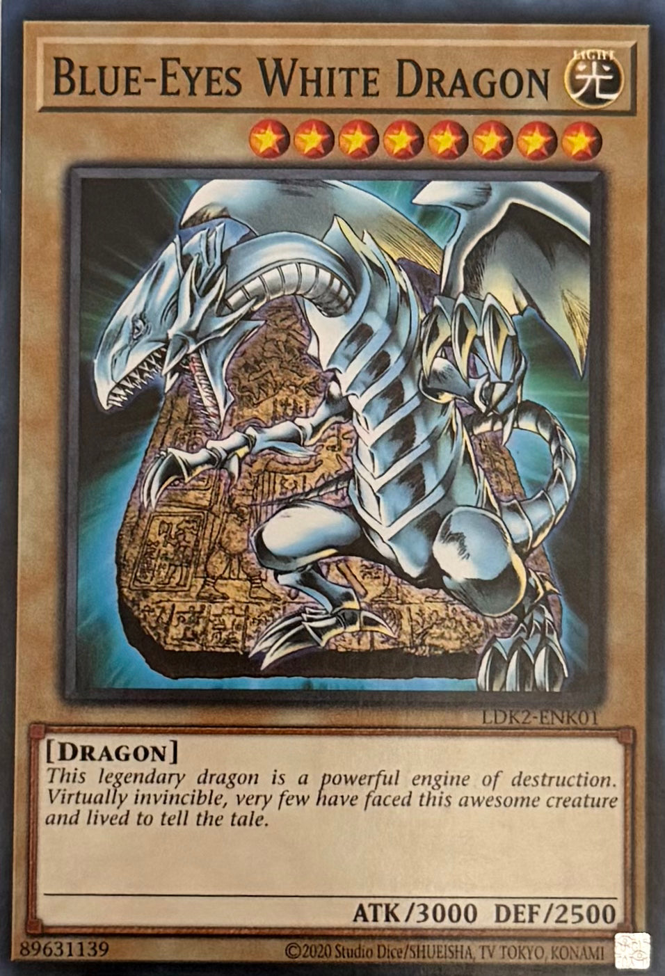 Yugioh! Blue-Eyes White Dragón LDK2-ENK01