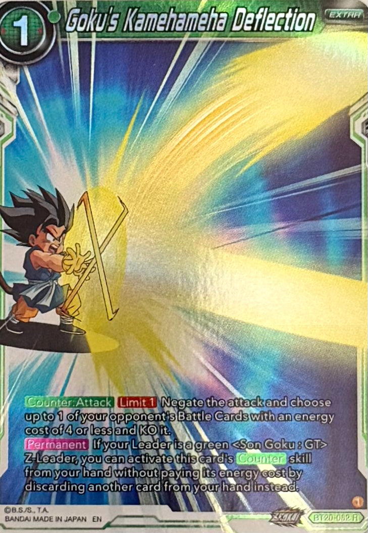 Dragon Ball Tcg Goku’s Kamehameha Deflection BT20-082