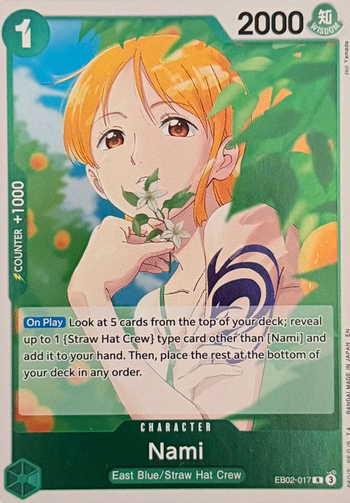 One Piece Tcg Nami EB02-017