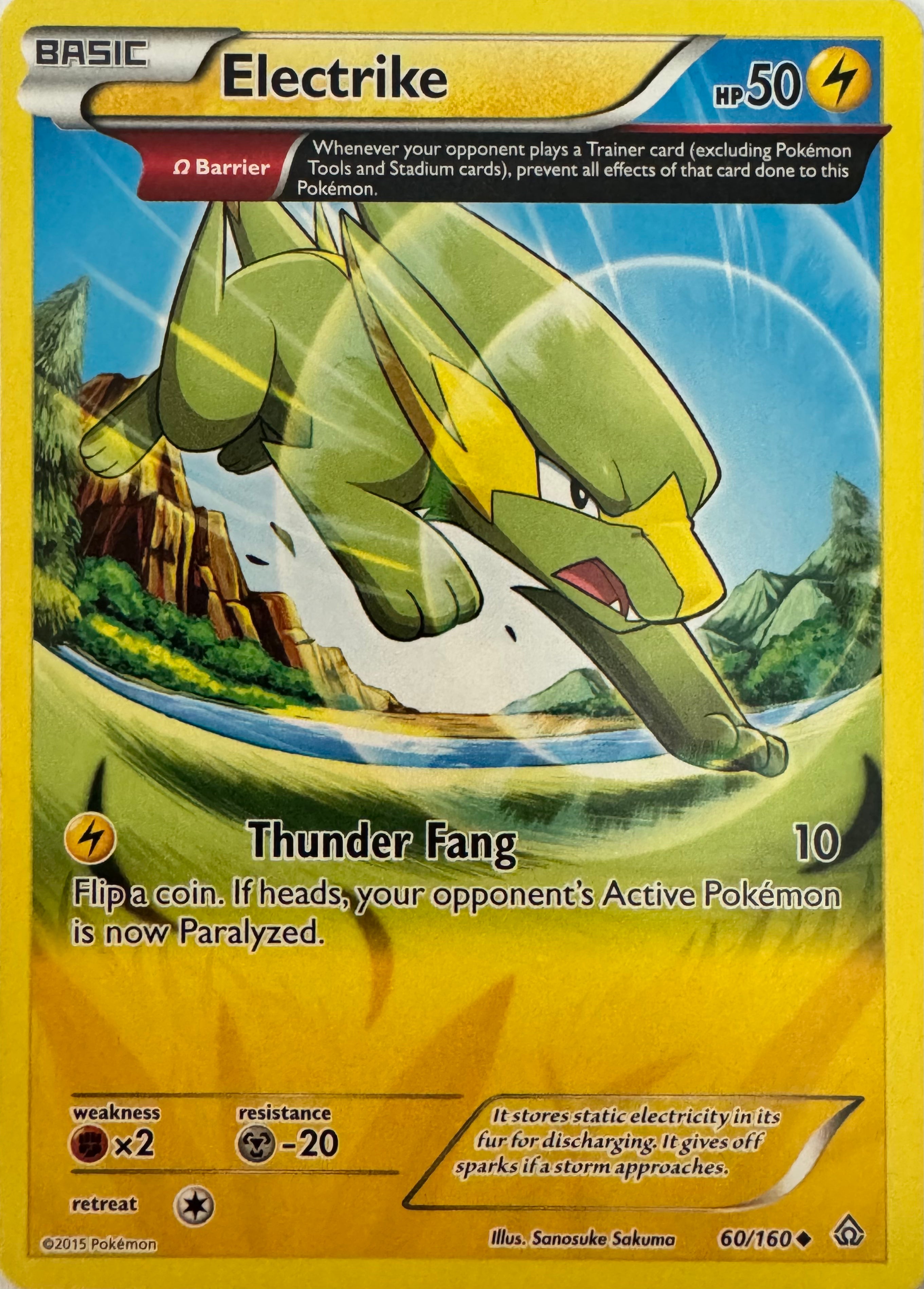 Pokemon Tcg Electrike 60/160