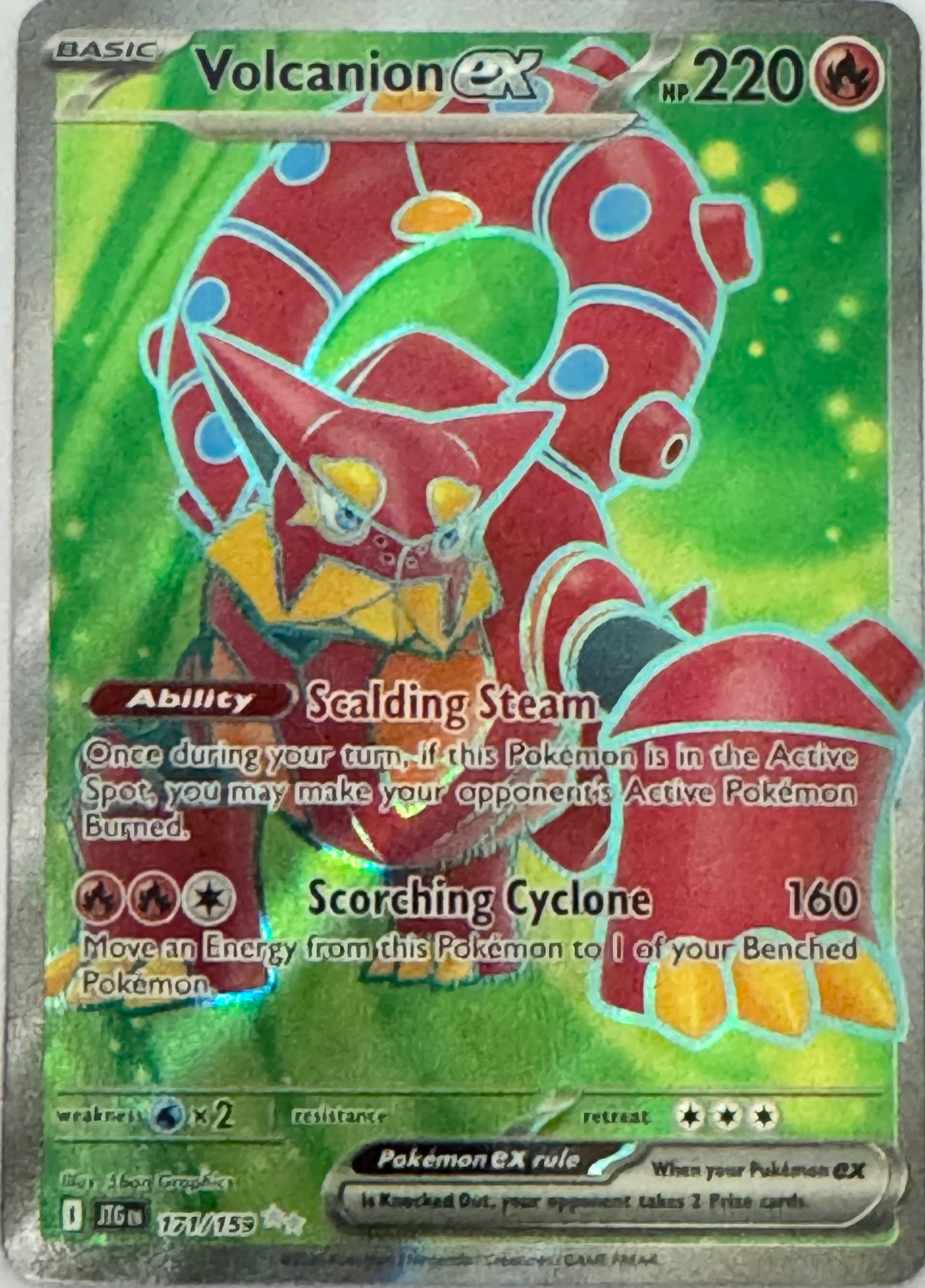 Pokemon Tcg Volcanion EX 171/159
