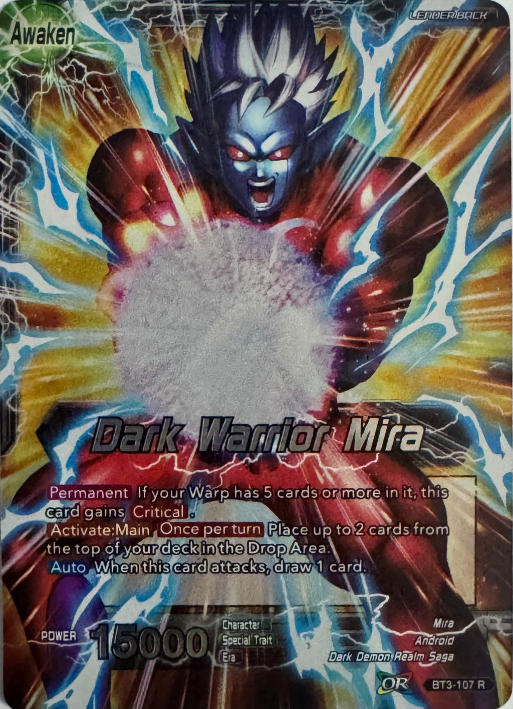 Dragon Ball Tcg Mira Bt3-107