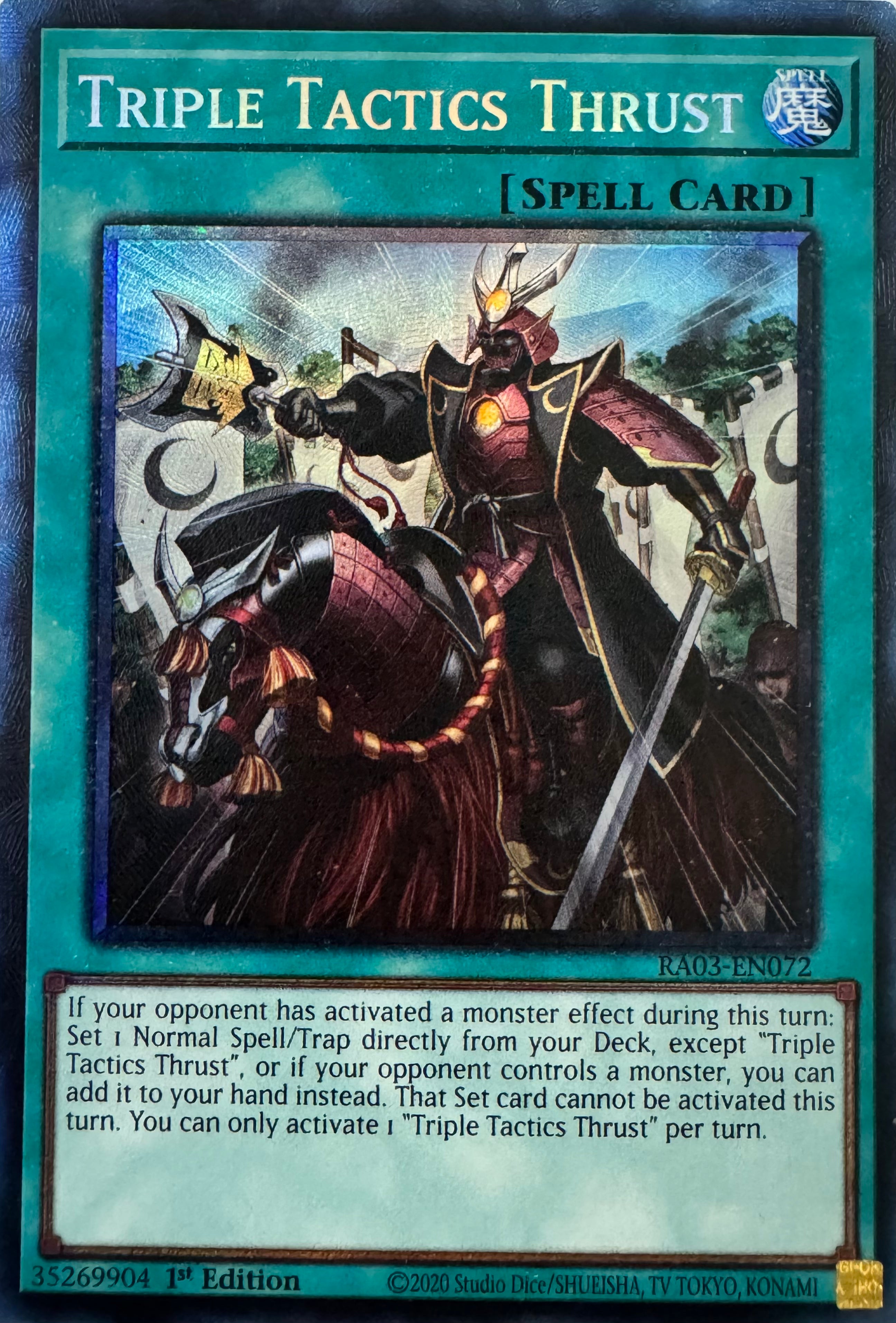 Yugioh! Triple Tactics Thrust Ra03-en072 1st Edition Collector