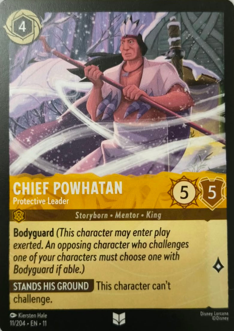 Disney Lorcana Chief Powhatan 11/204