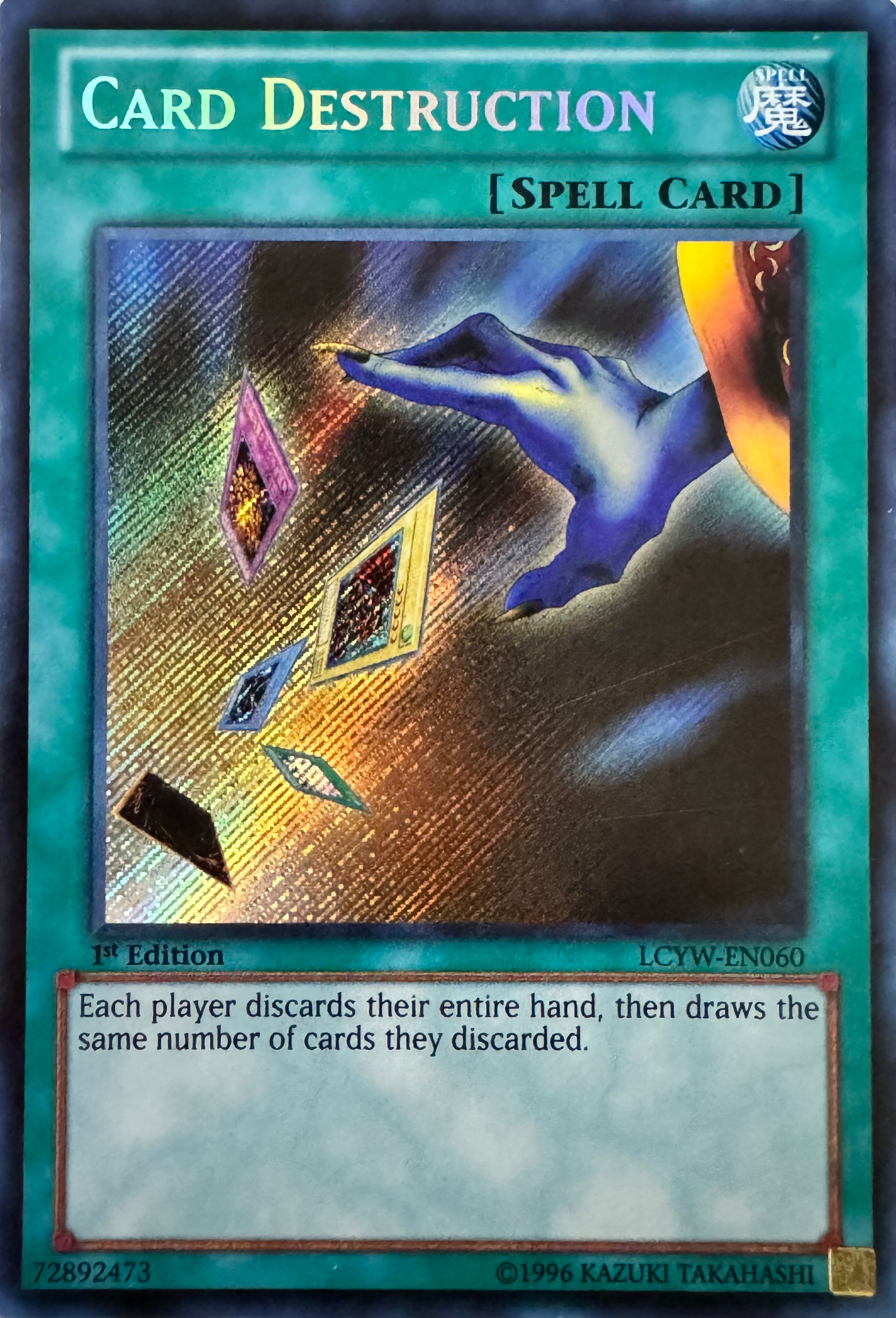 Yugioh! Card Destruction Lcyw-en060 1st Edition Secret