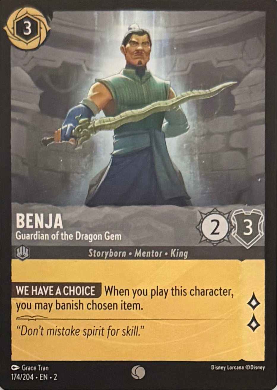 Disney Lorcana Benja 174/204