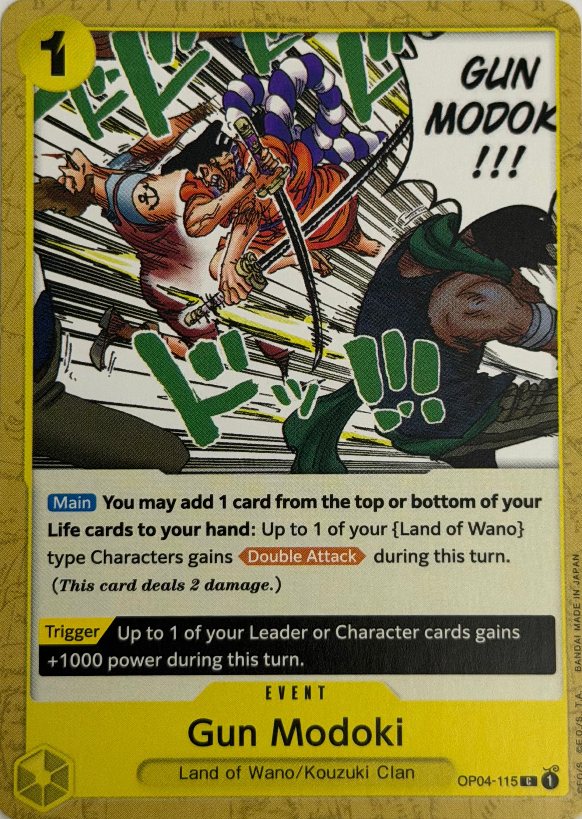One Piece Tcg Gun Modoki OP04-115
