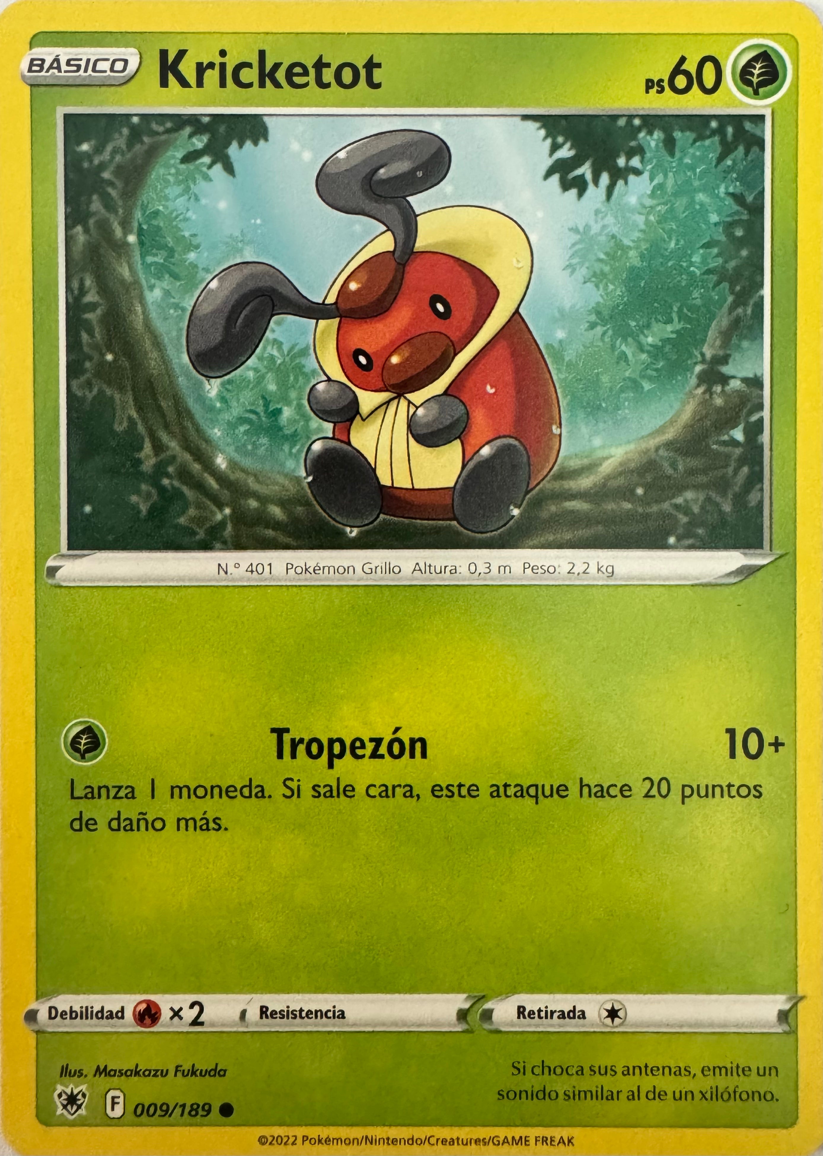 Pokemon Tcg Kricketot 009/189