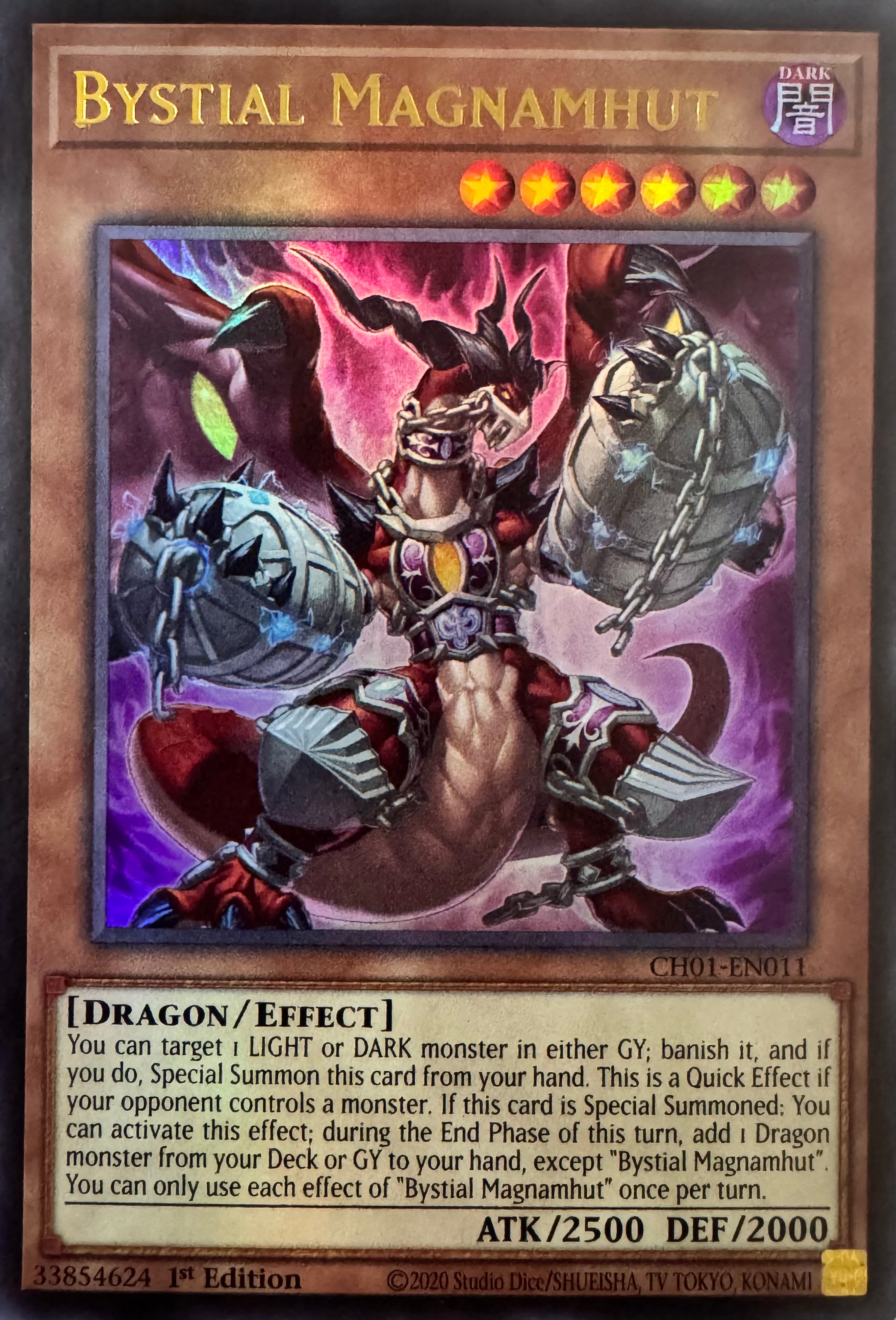 Yugioh! Bystial Magnamhut Ch01-en011 1st Edition Ultra