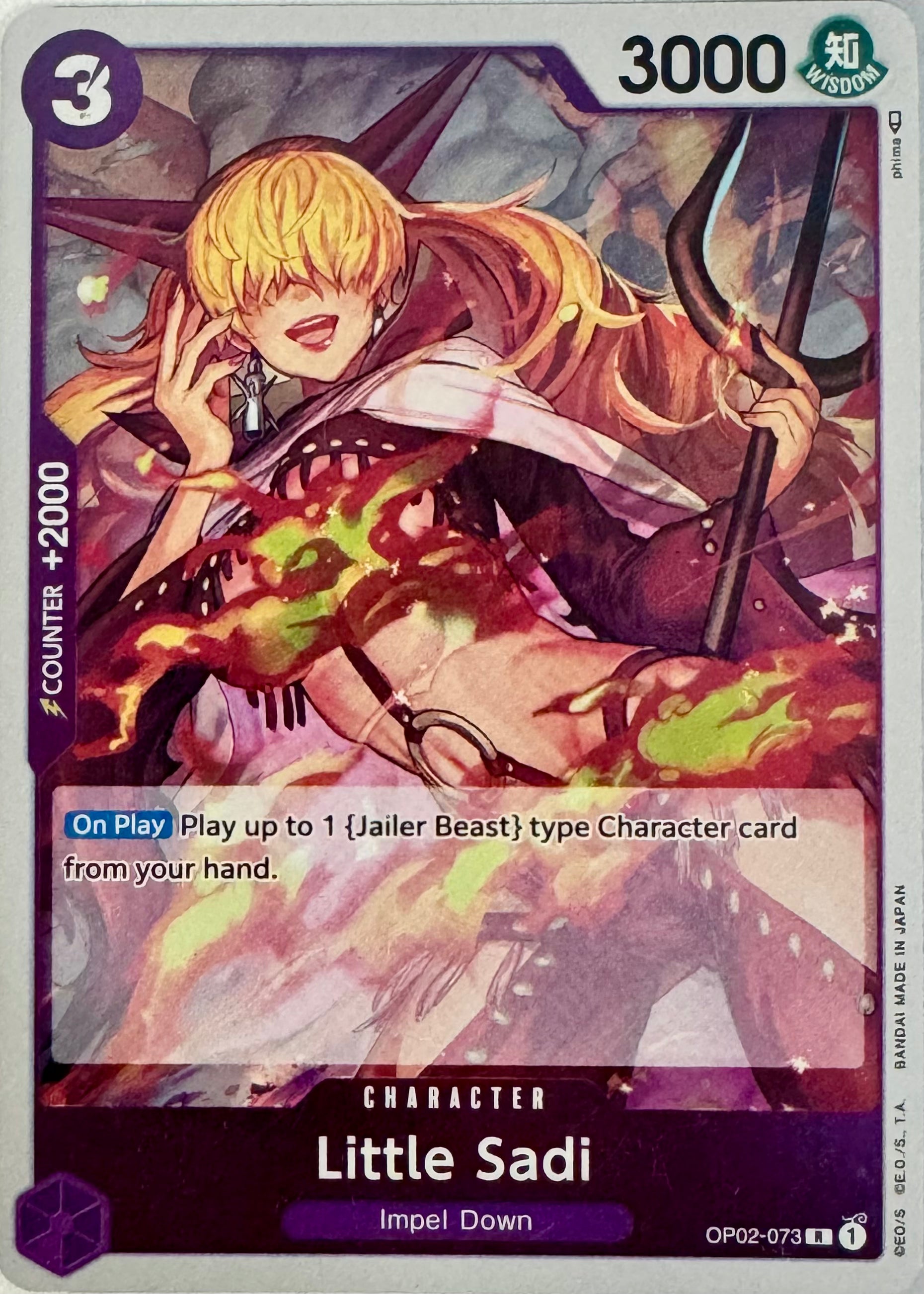 One Piece Tcg Little Sadi Op02-073