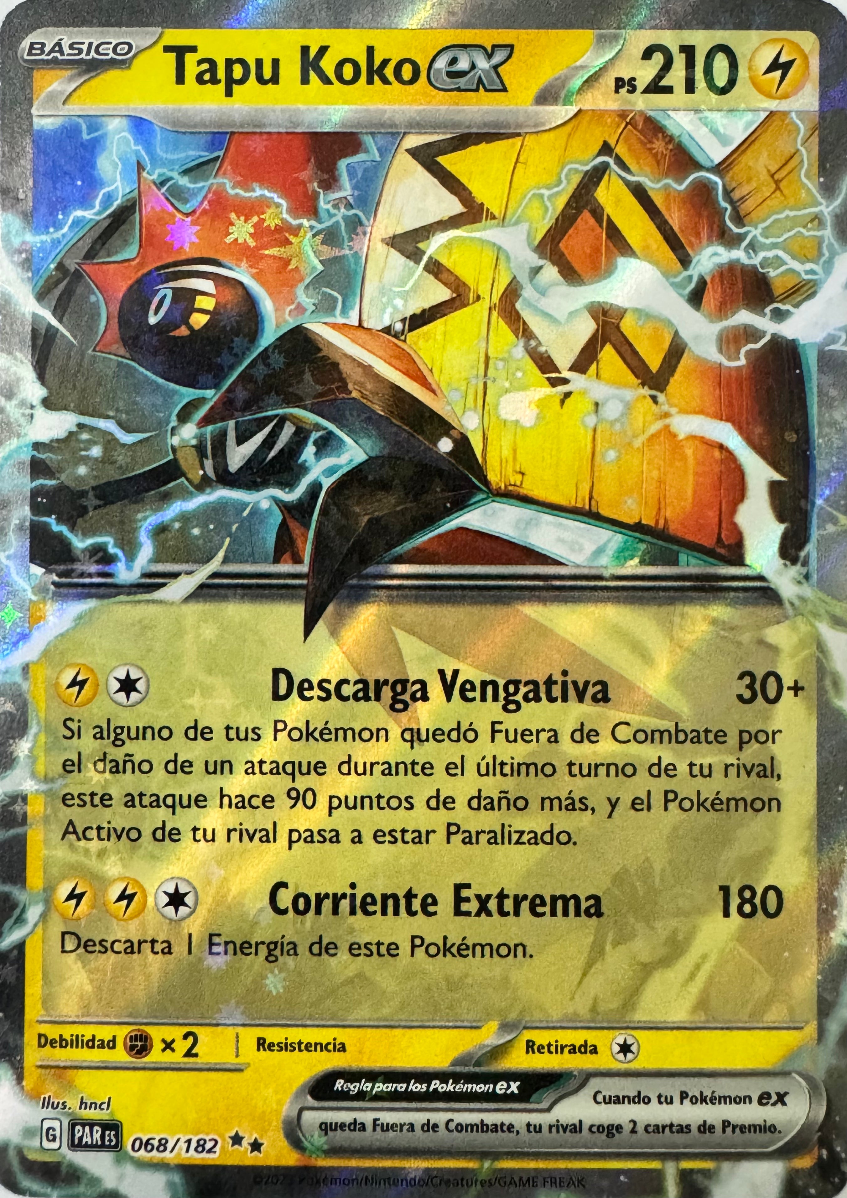 Pokemon Tcg Tapu Koko Ex 068/182 (Español)