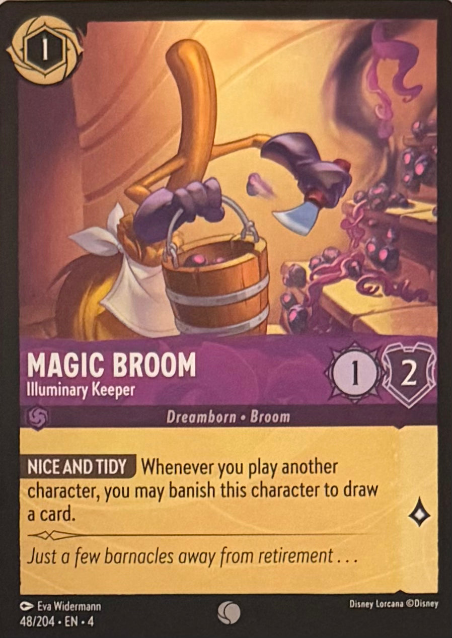 Disney Lorcana Magic Broom 48/204