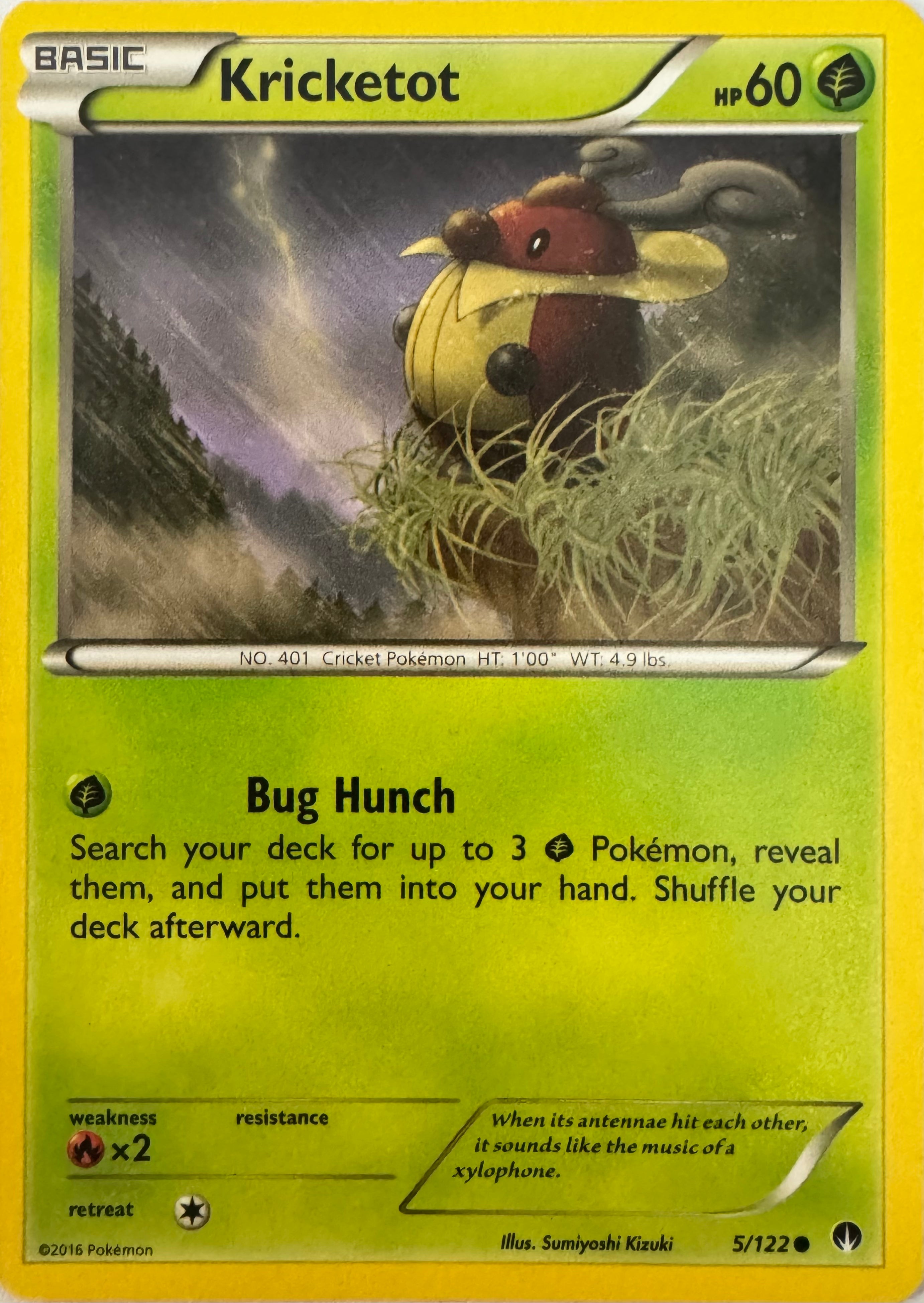 Pokemon Tcg Kricketot 5/122