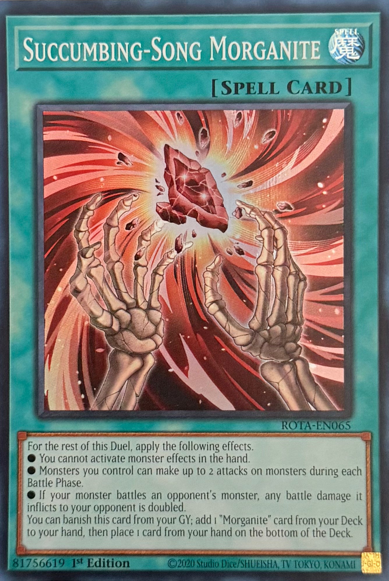 Yugioh! Succumbing - Song Morganite ROTA-EN065