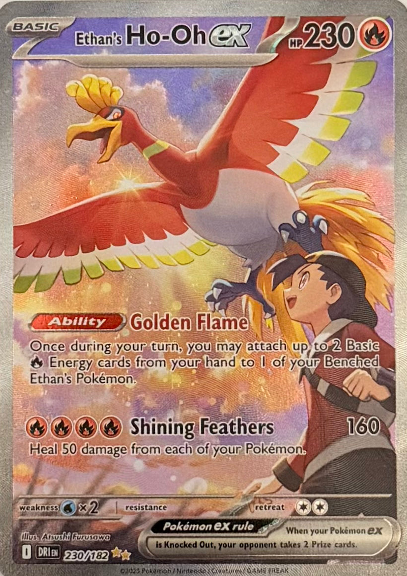 Pokemon Tcg Ethan’s Ho-Oh Ex 230/182