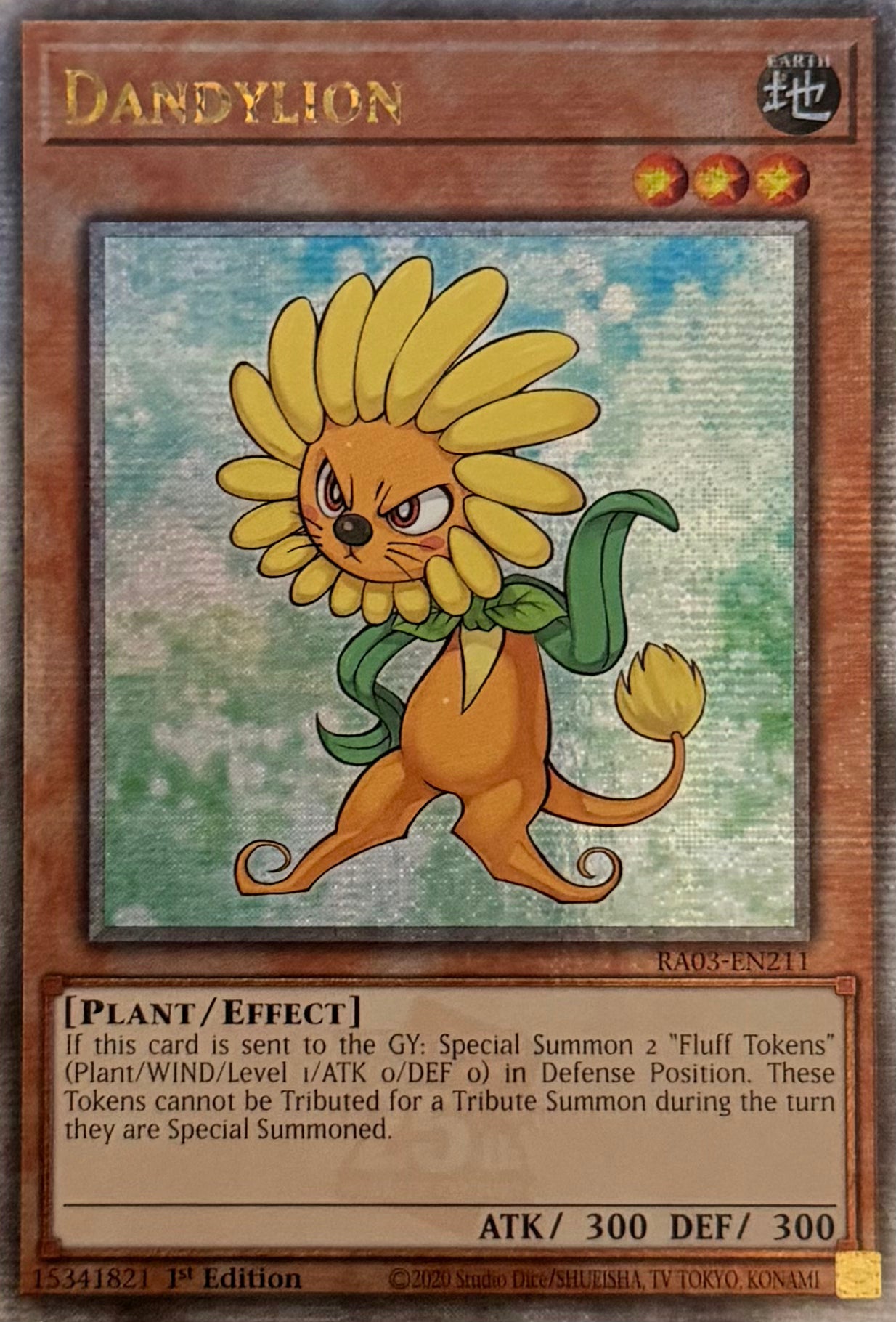Yugioh! Dandylion RA03-EN211 Quarter Century