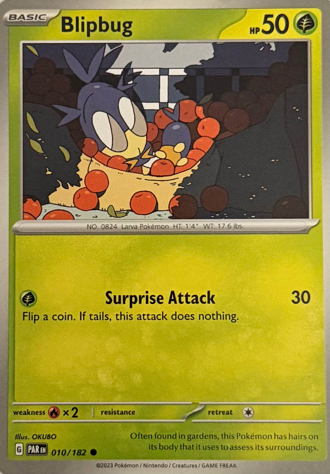 Pokemon Tcg Blipbug 010/182