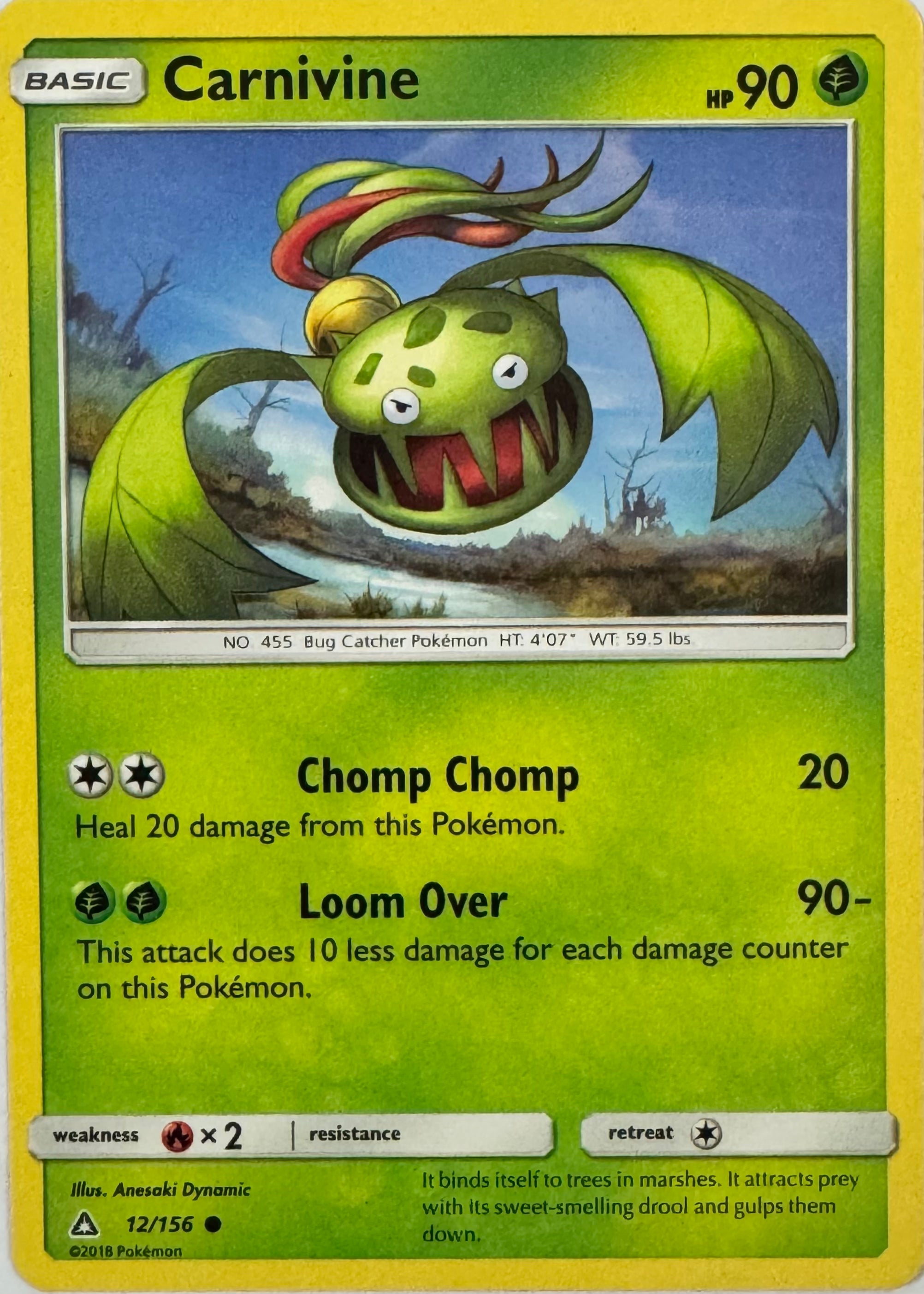 Pokemon Tcg Carnivine 12/156