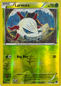 Pokemon Tcg Larvesta 14/114 Reverse