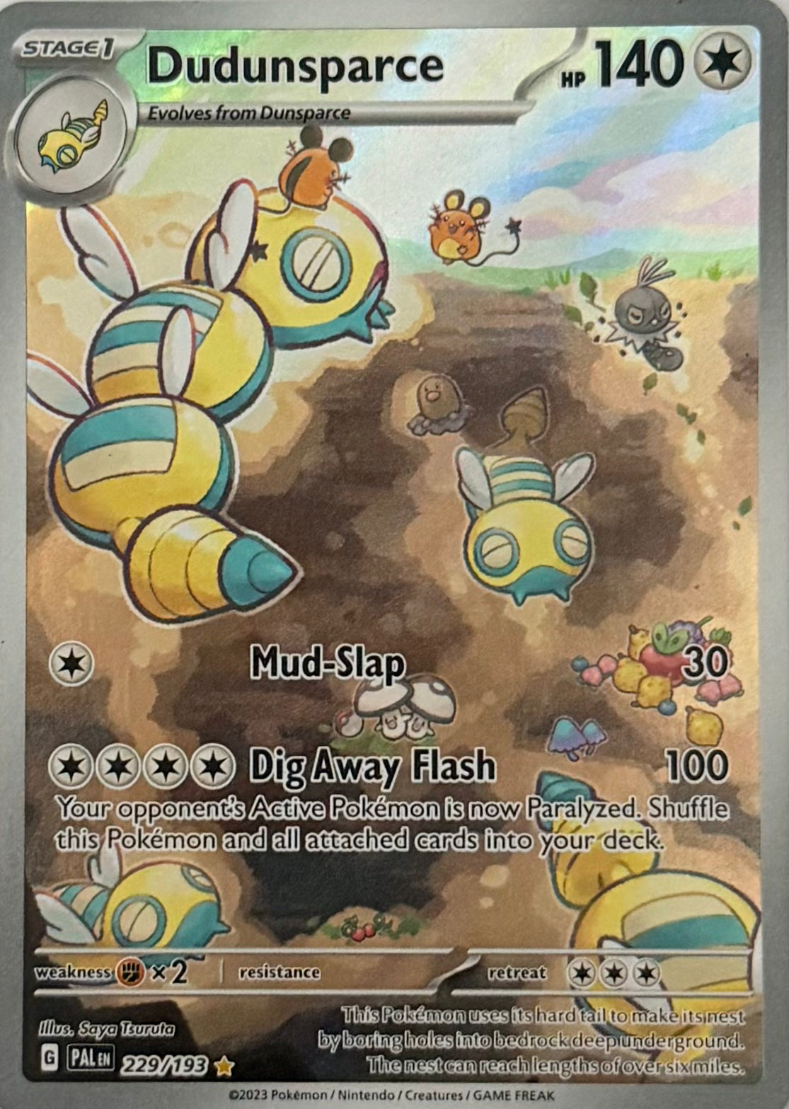 Pokemon Tcg Dudunsparce 229/193