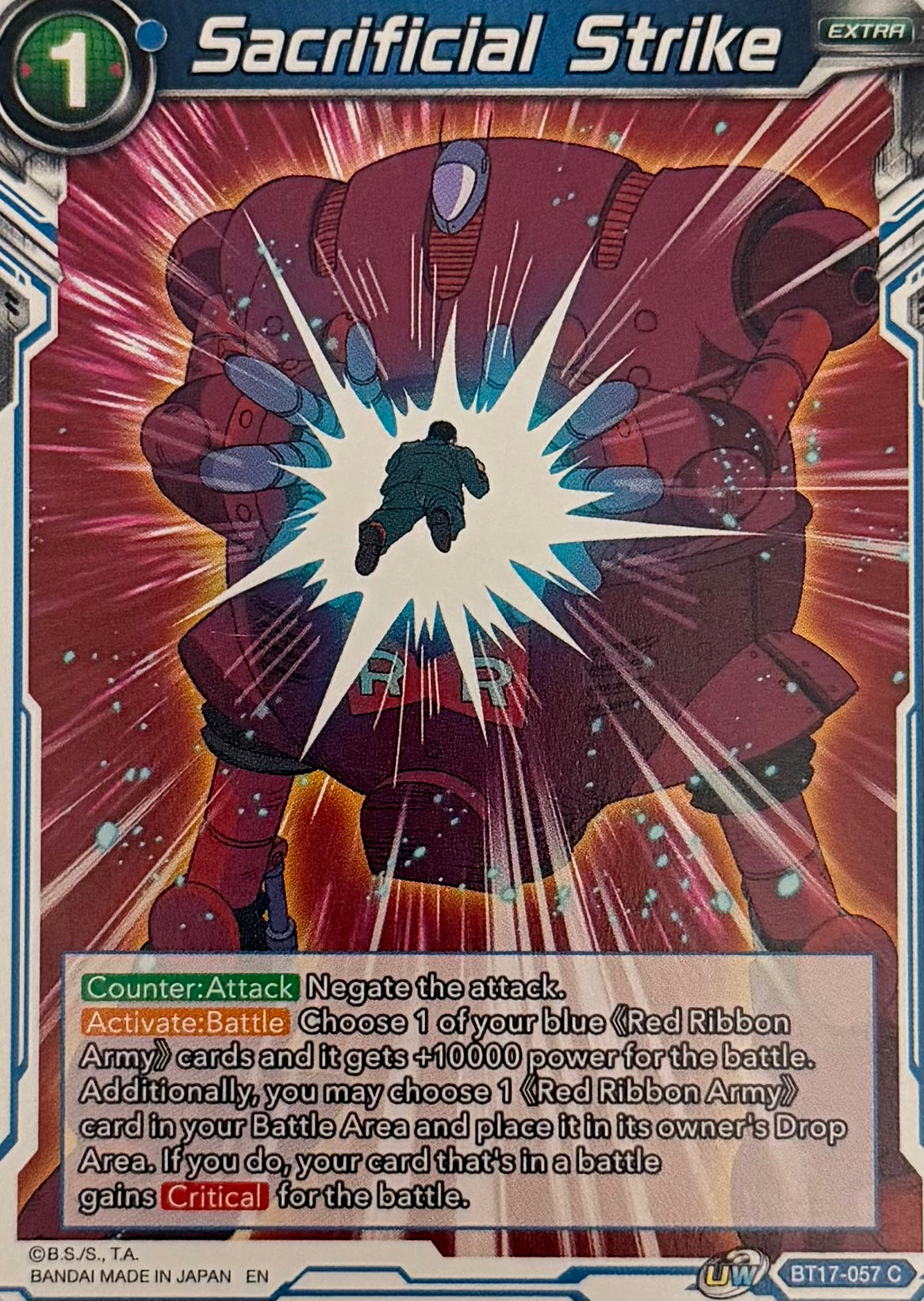 Dragon Ball Tcg Sacrifical Strike BT17-057