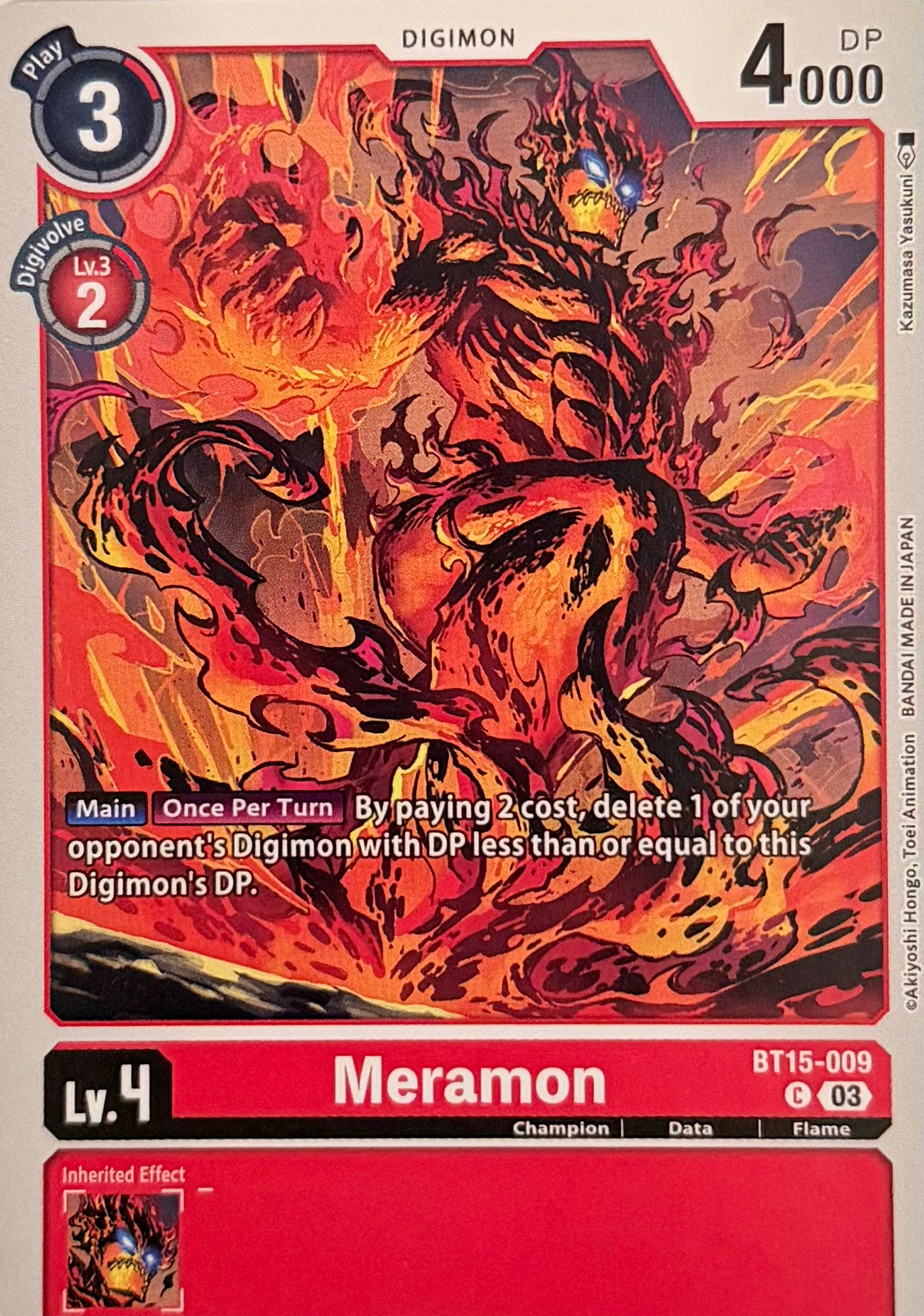 Digimon Tcg Meramon BT15-009