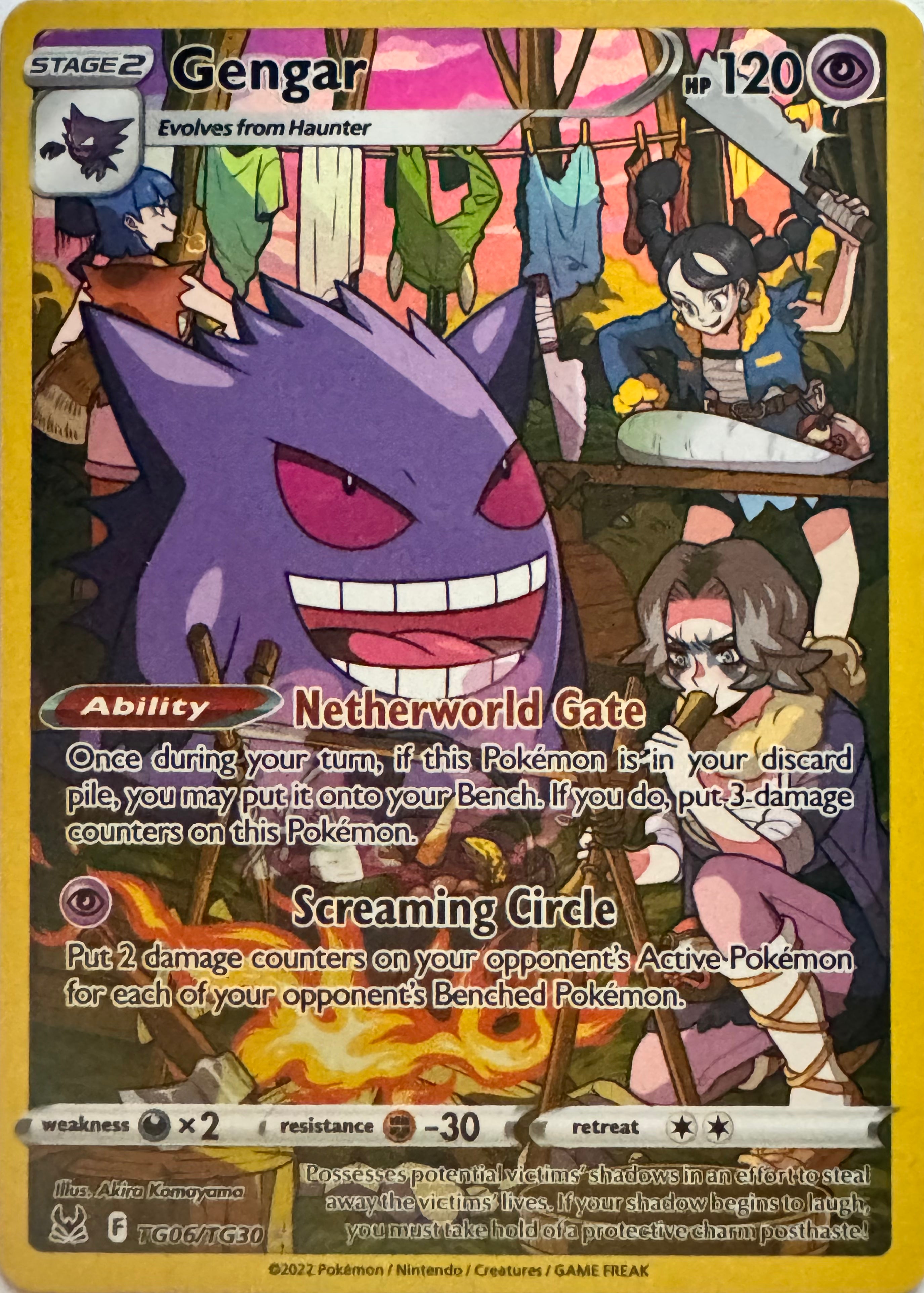 Pokemon Tcg Gengar Tg06/tg30
