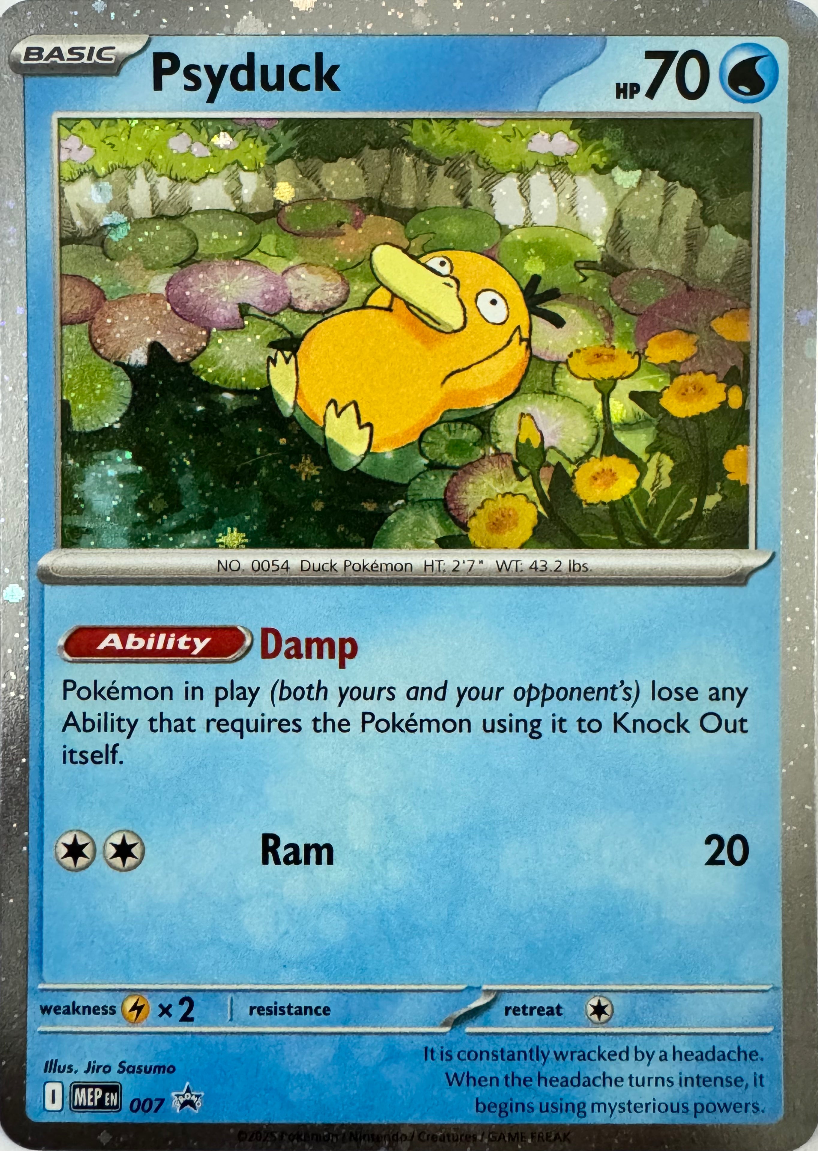 Pokemon Tcg Psyduck 007 holo cosmos
