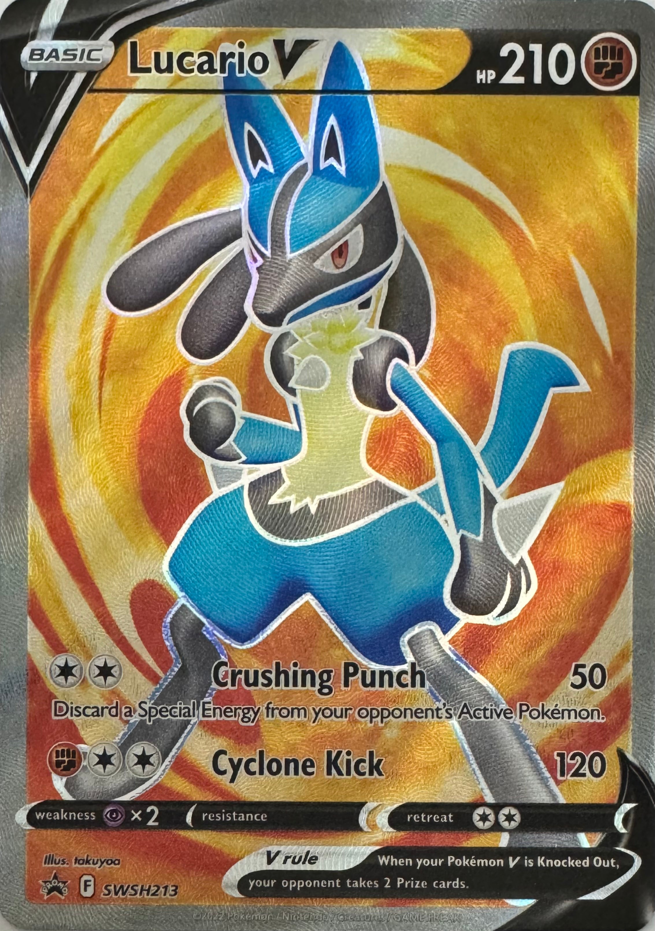 Pokemon Tcg Lucario V Swsh213 Promo