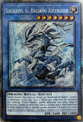 Yugioh! Sauravis, El Anciano Ascendido Ra02-sp019 1a Edición Platinum