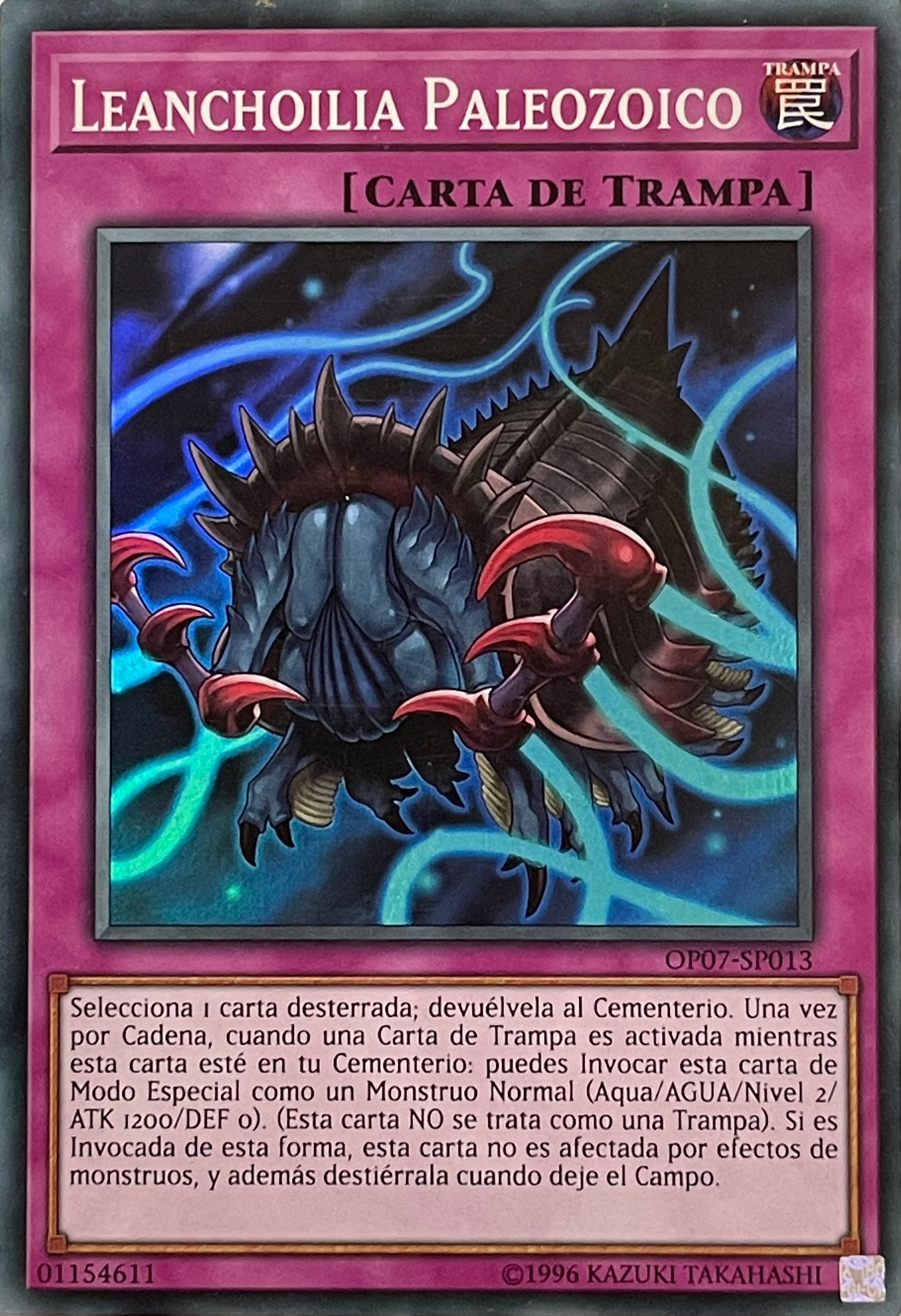 Yugioh! Leanchoilia Paleozoico OP07-SP013 Súper