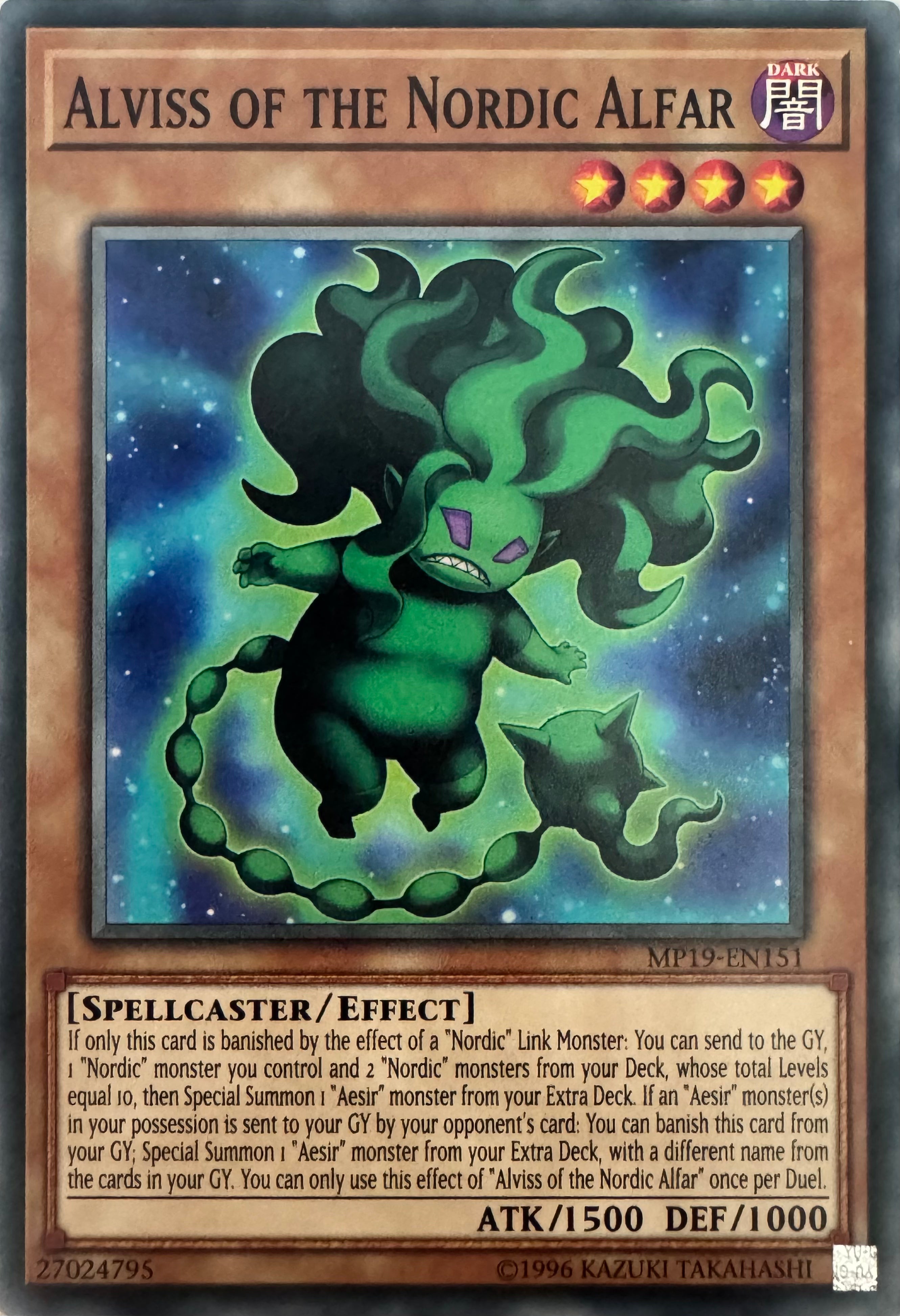 Yugioh! Alviss Of The Nordic Alfar Mp19-en151