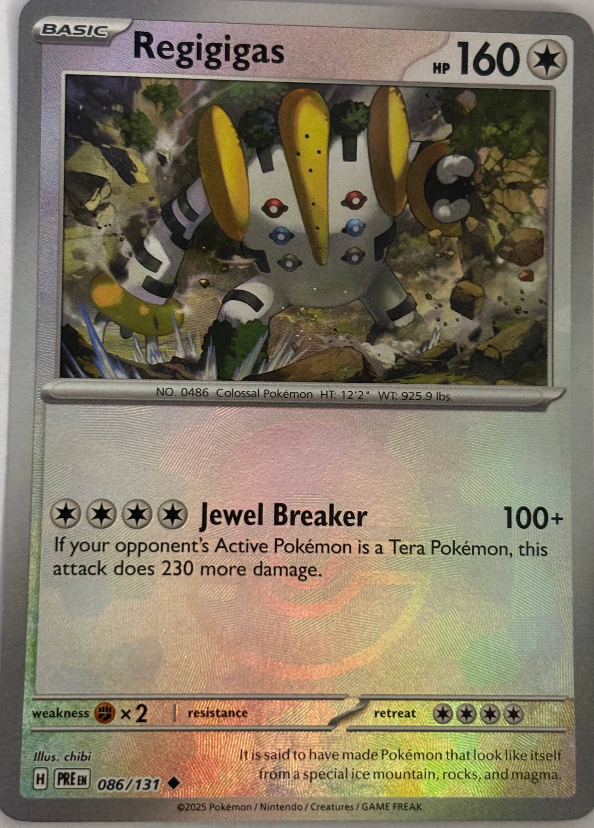 Pokemon Tcg Regigigas 086/131 Pokeball