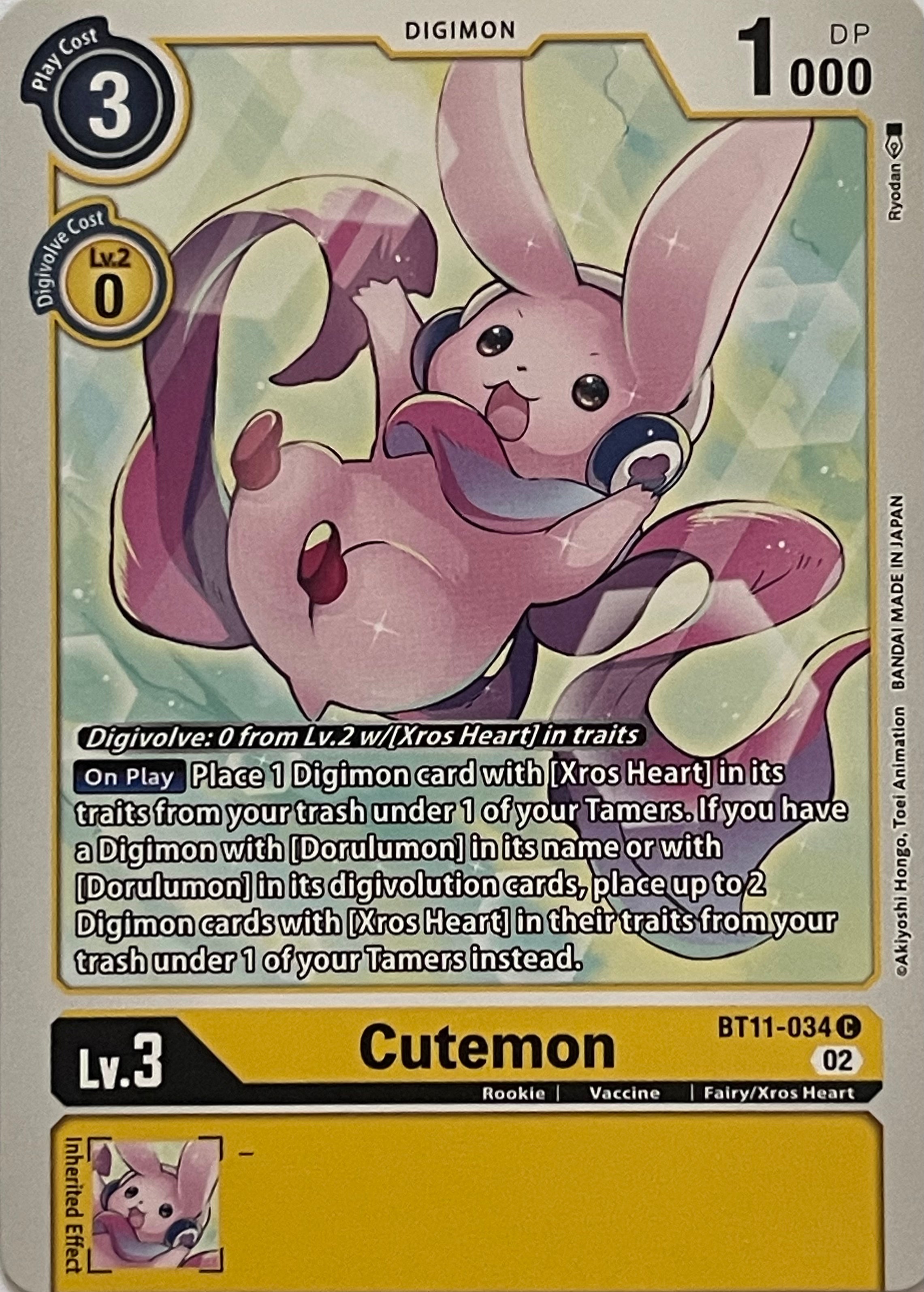 Digimon Cutemon BT11-034