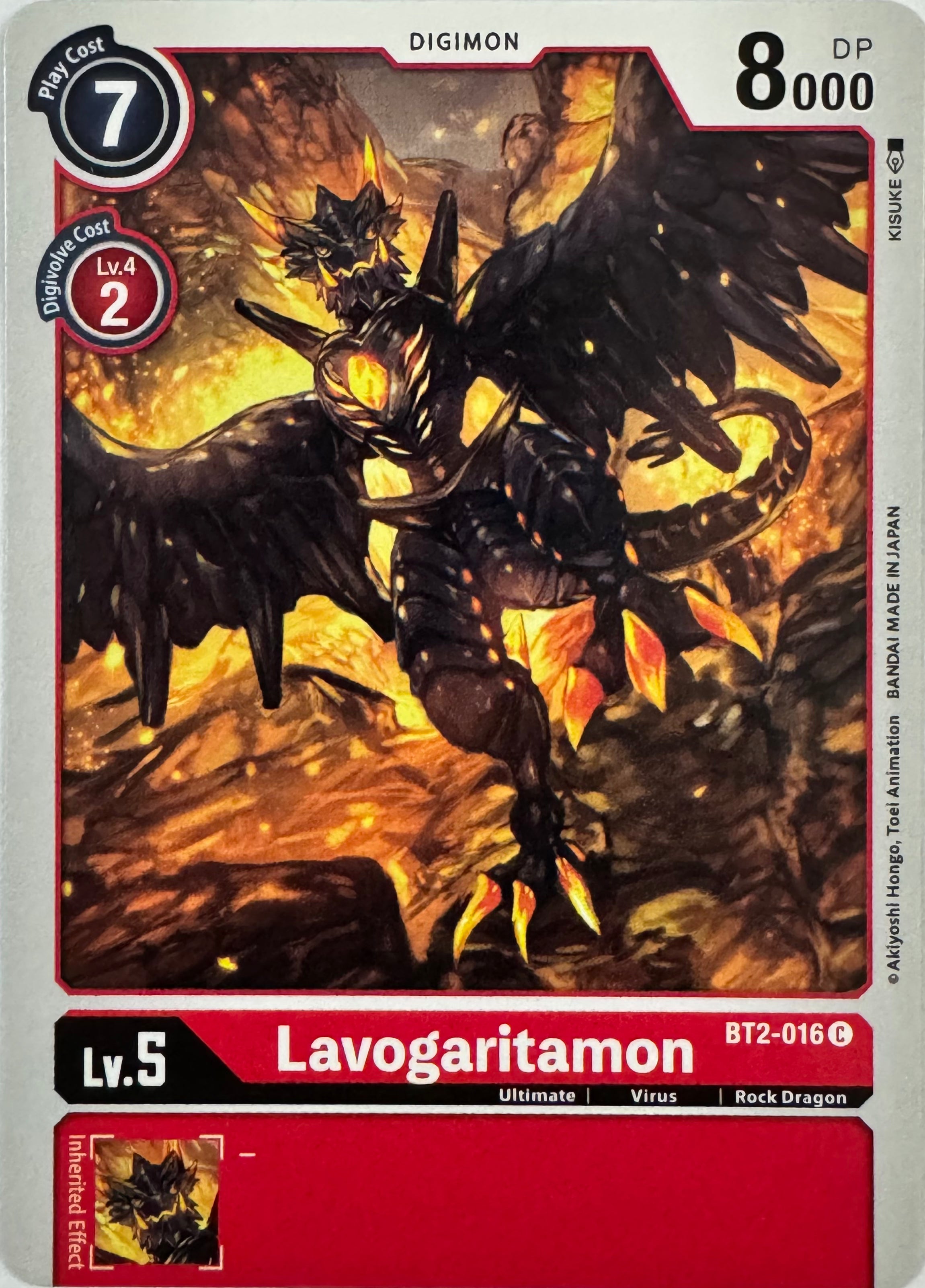 Digimon Tcg Lavogaritamon Bt2-016