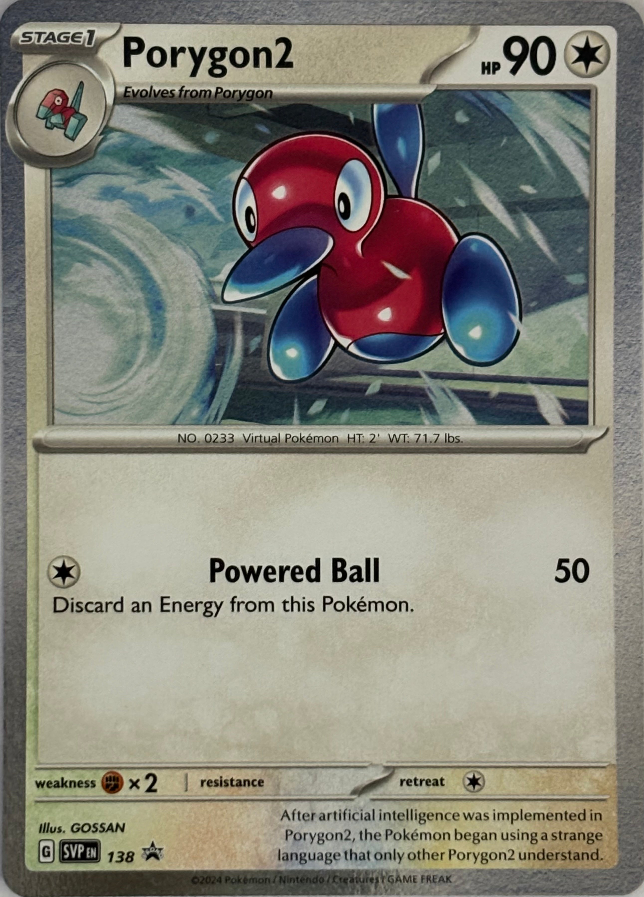 Pokemon Tcg Porygon2 138 Promo