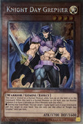 Yugioh! Knight Day Grepher Nkrt-en015 Limited Edition Platinum