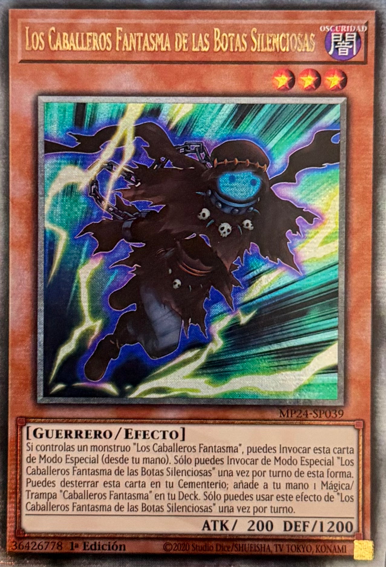 Yugioh! Los Caballeros Fantasma De Las Botas Silenciosas MP24-SP039 Quarter Century