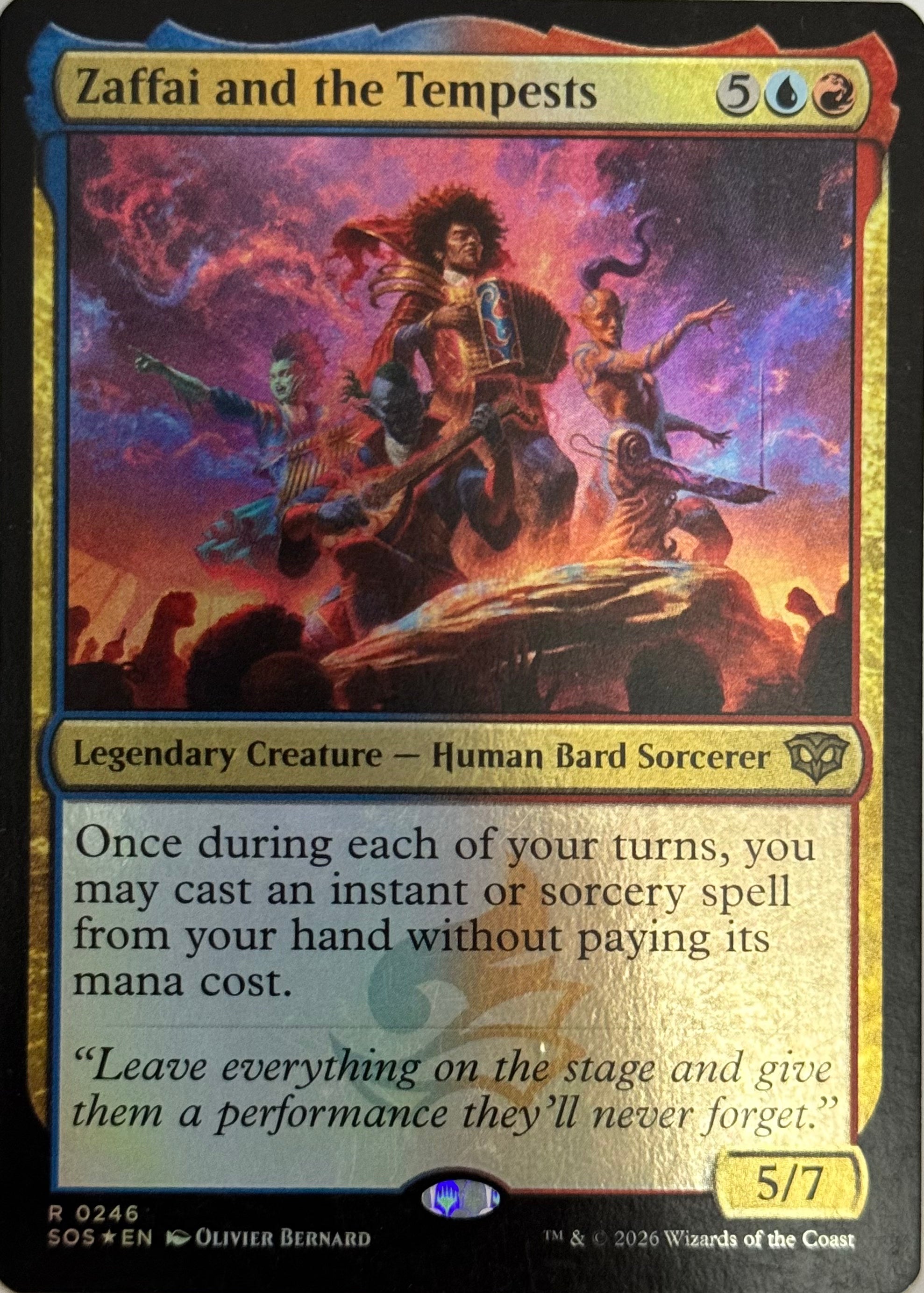 Magic Tcg Zaffai and the Tempests 0246 Foil