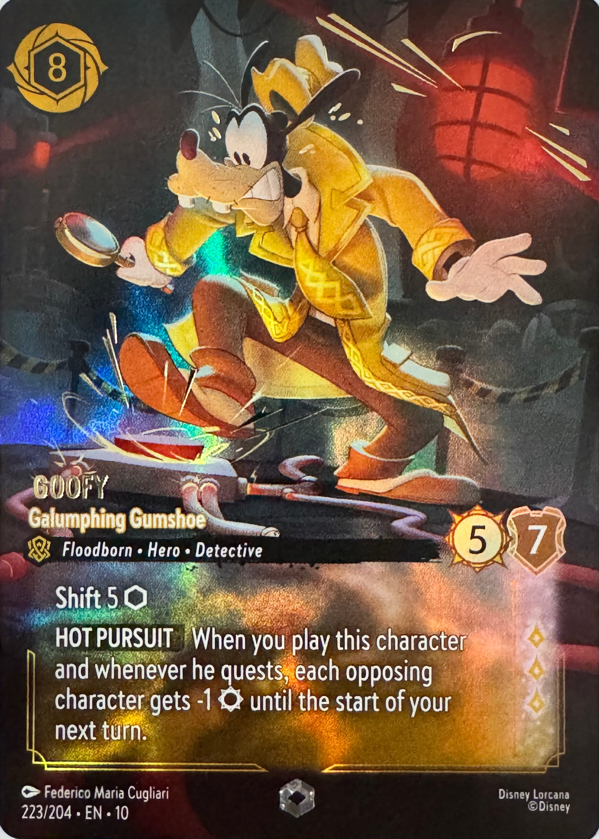 Disney Lorcana Goofy 223/204 Foil
