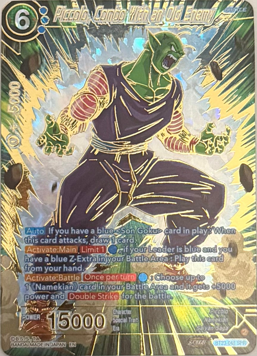Dragon Ball Tcg Piccolo, Combo With An Old Enemy BT23-048 SPR