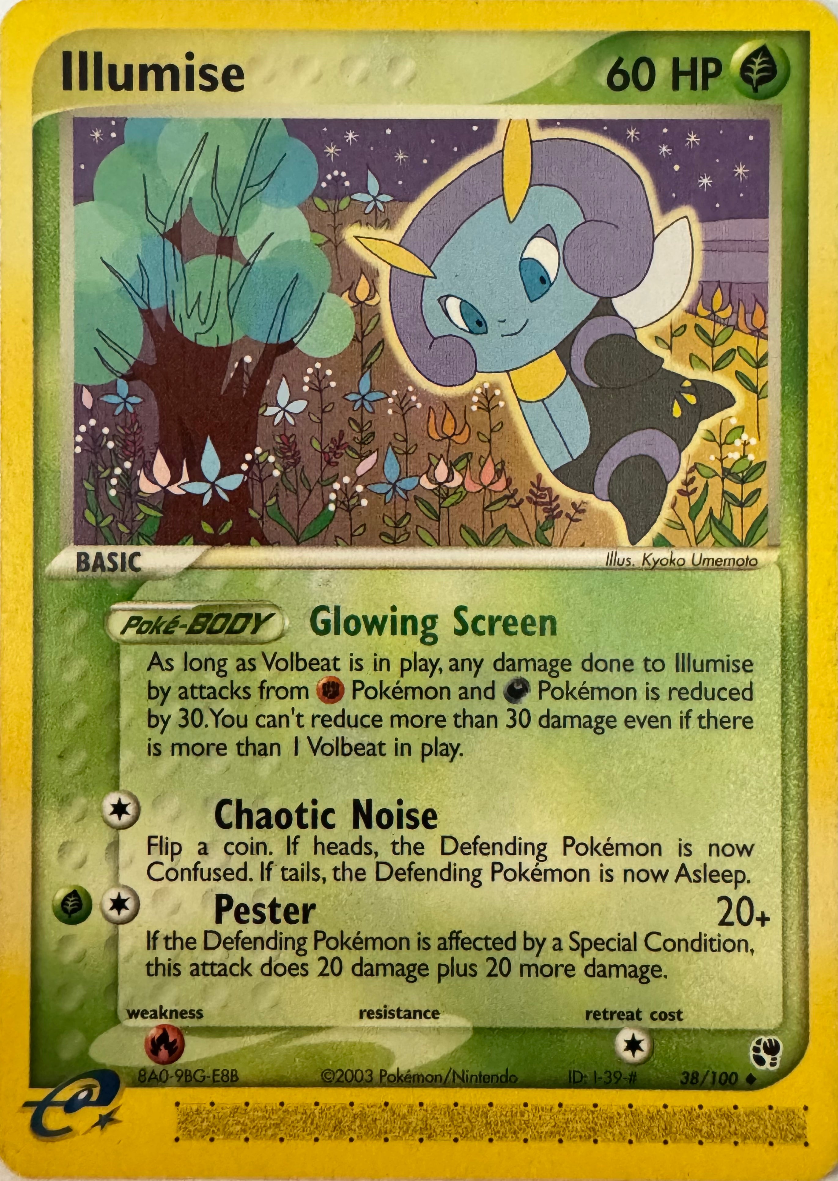 Pokemon Tcg Illumise 38/100