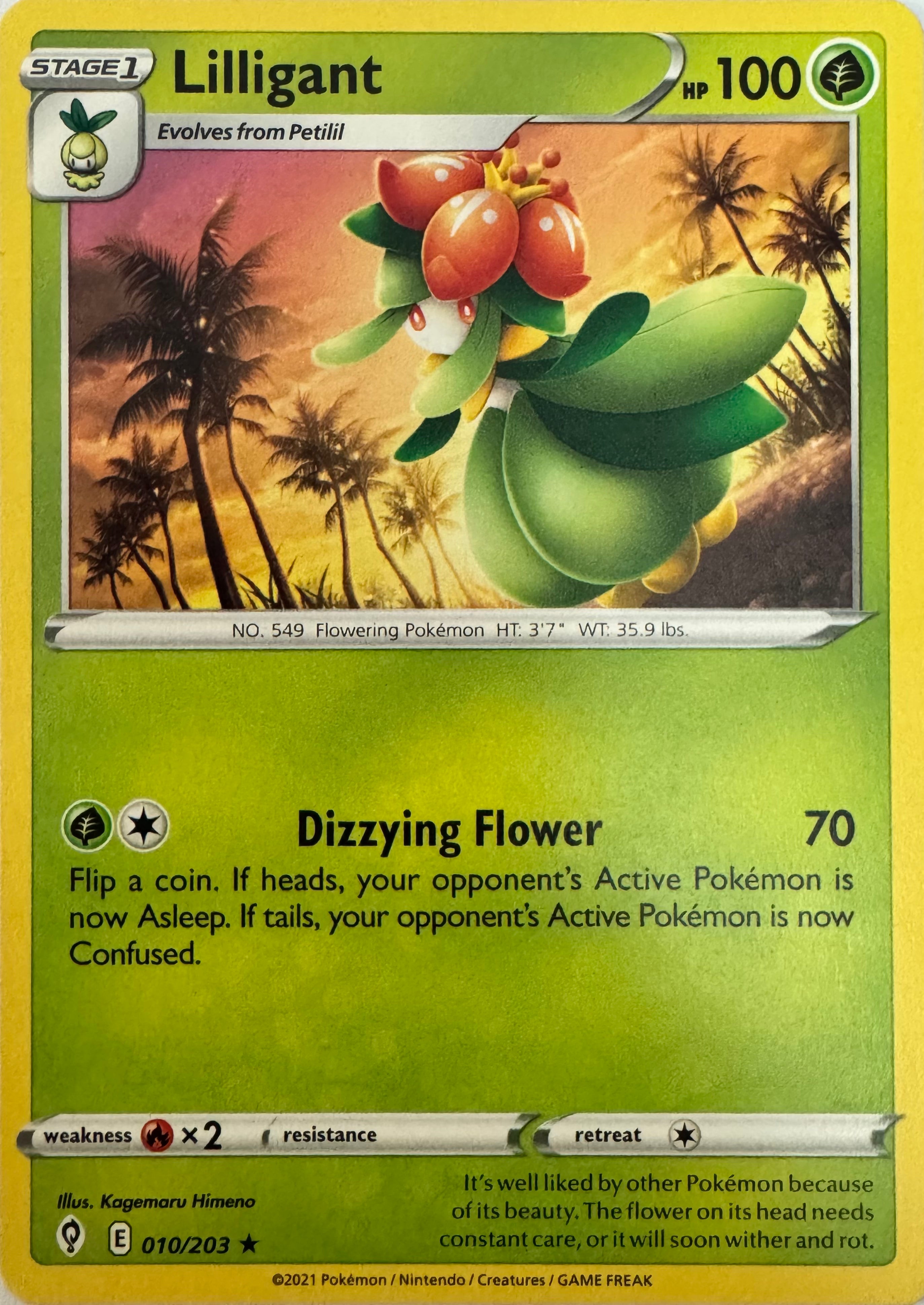 Pokemon Tcg Lilligant 010/203