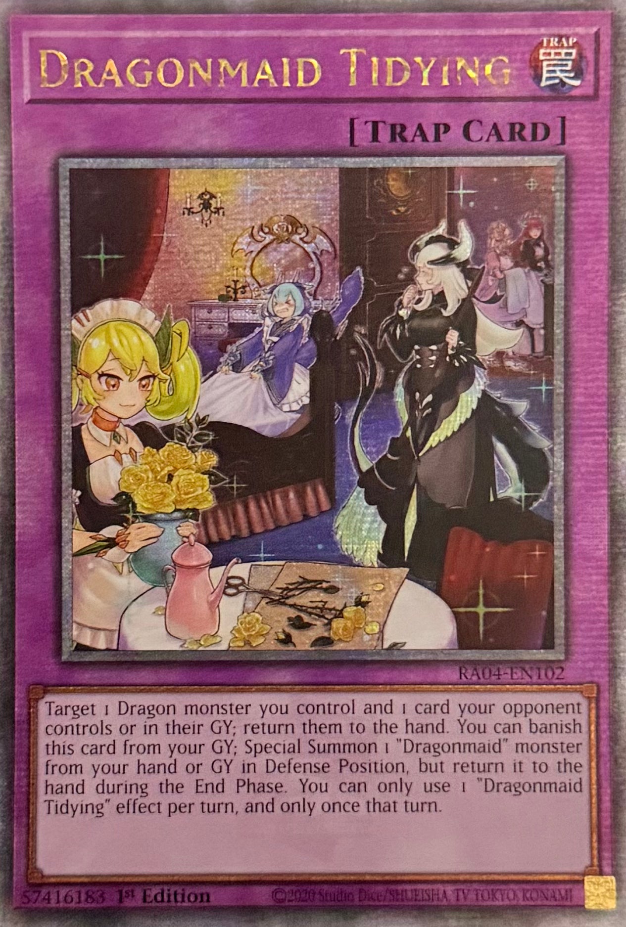 Yugioh! Dragonmaid Tidying RA04-EN102