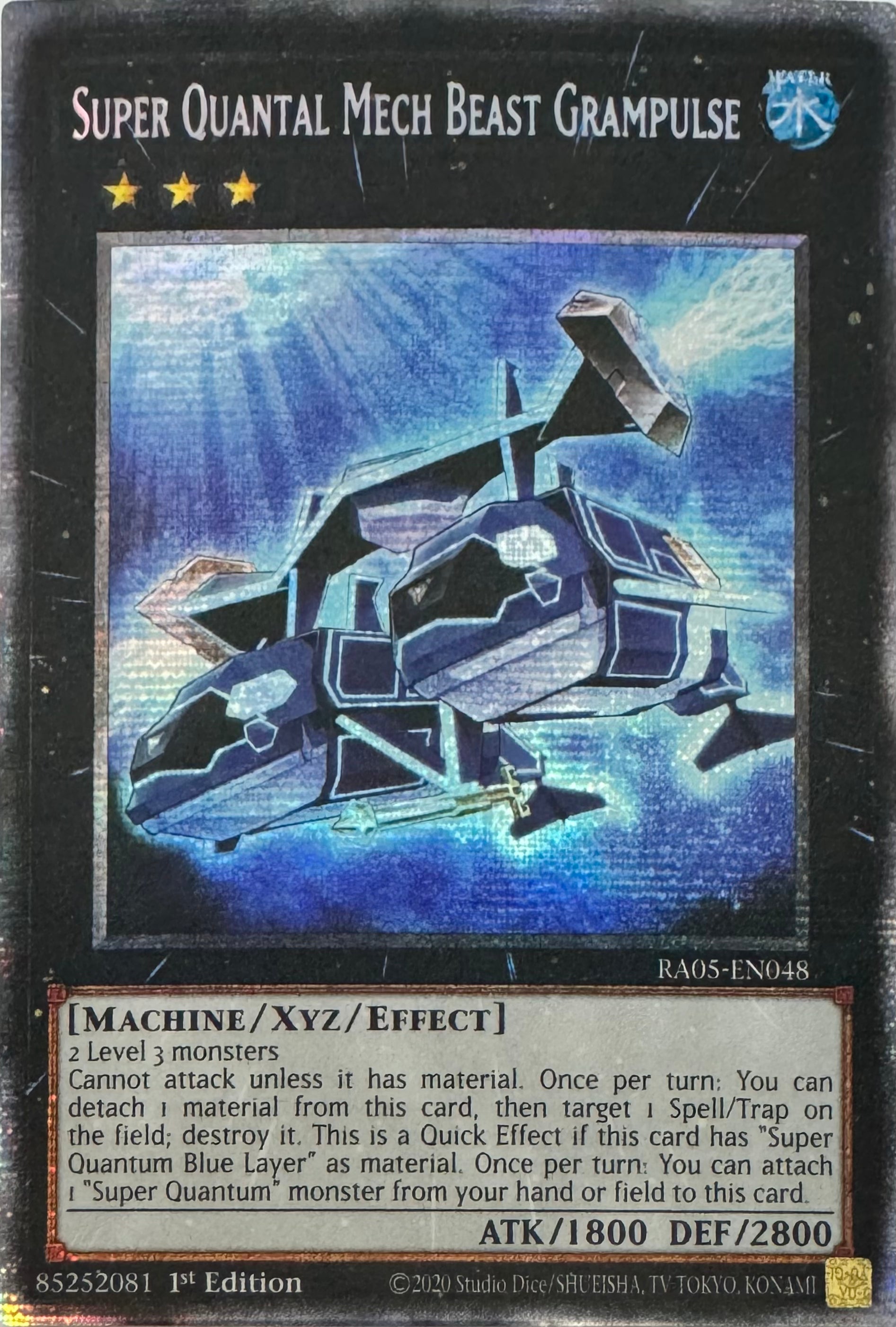 Yugioh! Super Quantal Mech Beast Grampulse Ra05-en048 1st Edition Starlight