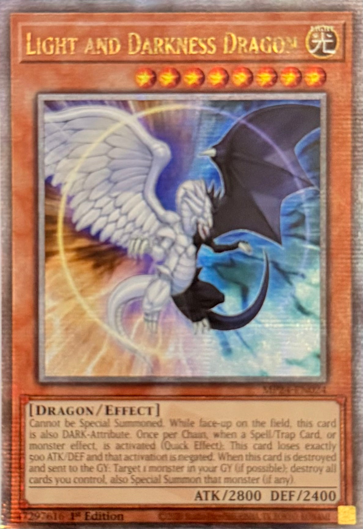 Yugioh! Light And Darkness Dragon MP24-EN024 Quarter Century