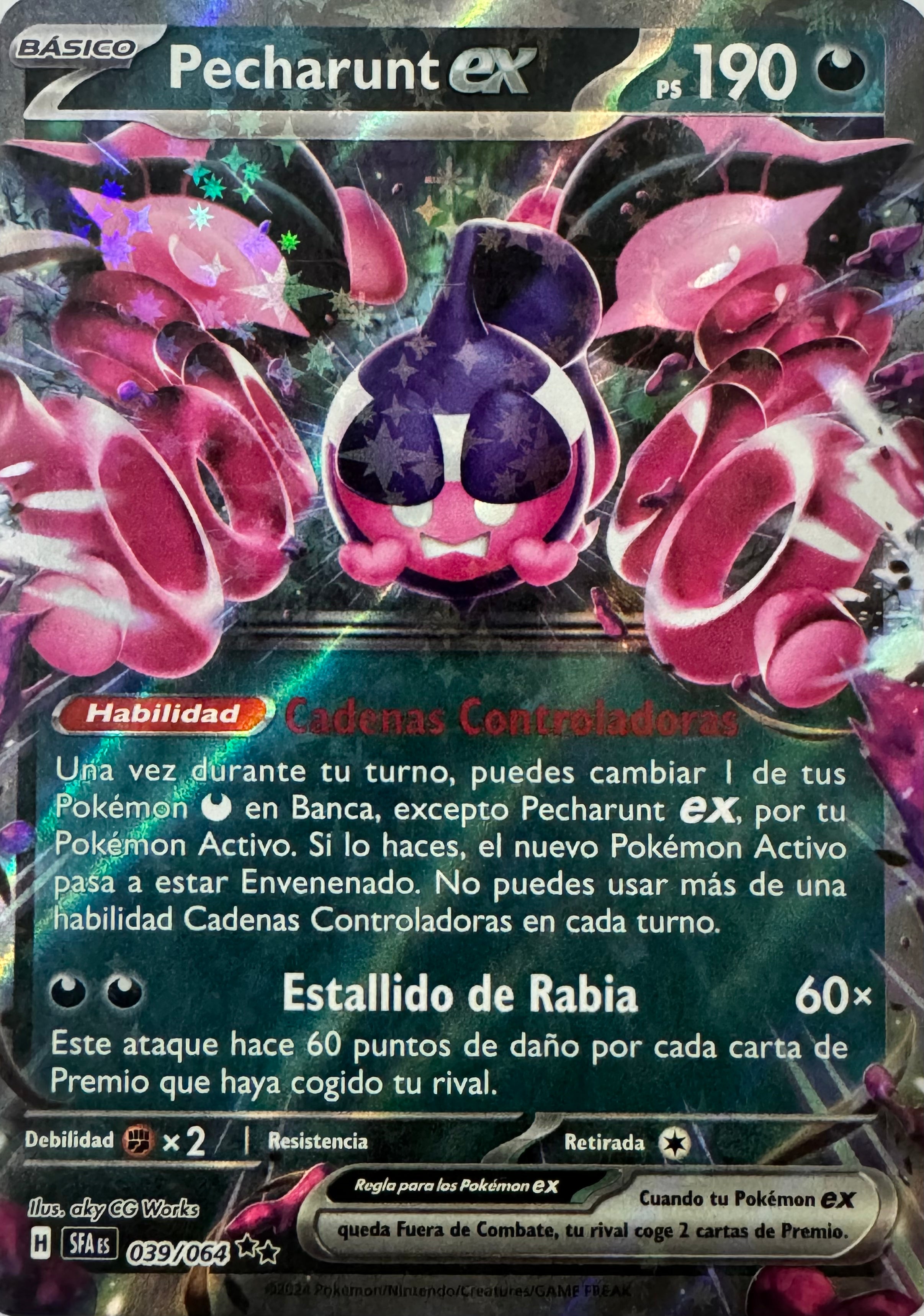 Pokemon Tcg Pecharunt Ex 039/064 (Español)
