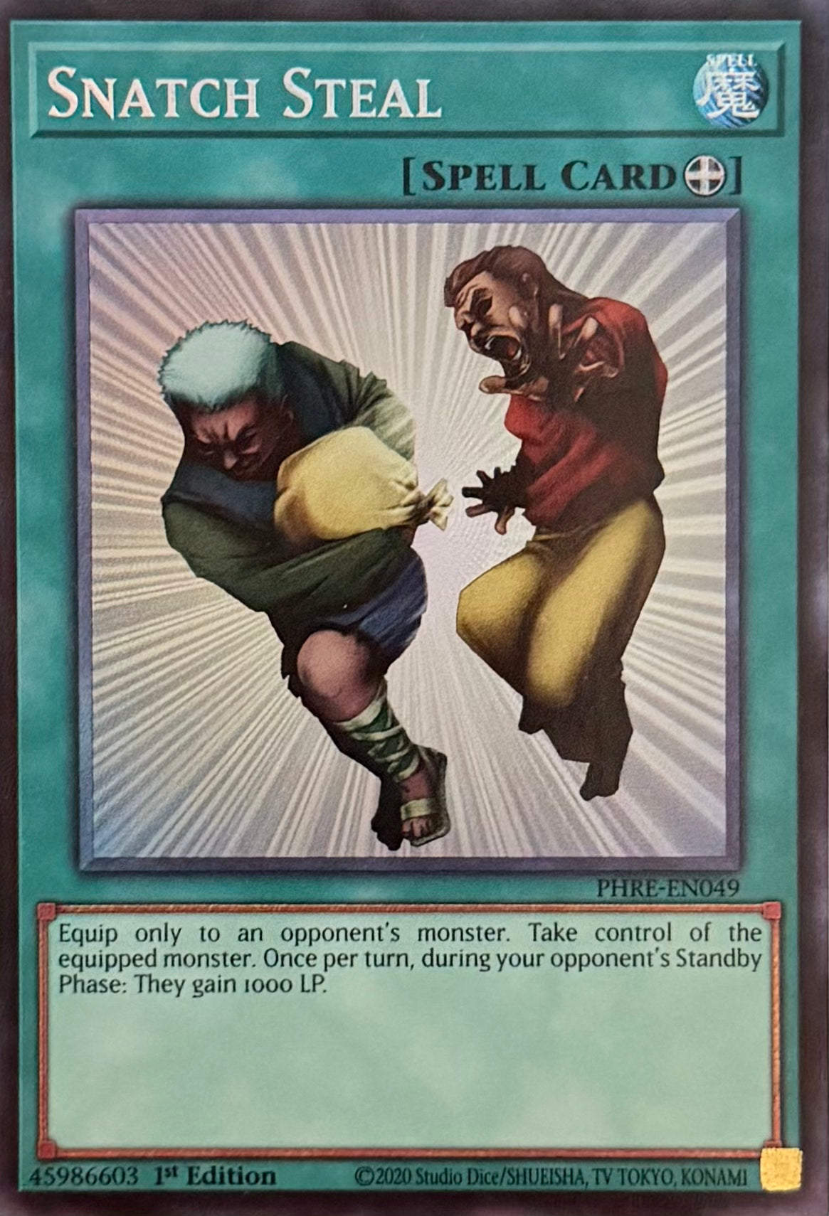 Yugioh! Snatch Steal PHRE-EN049 Collector