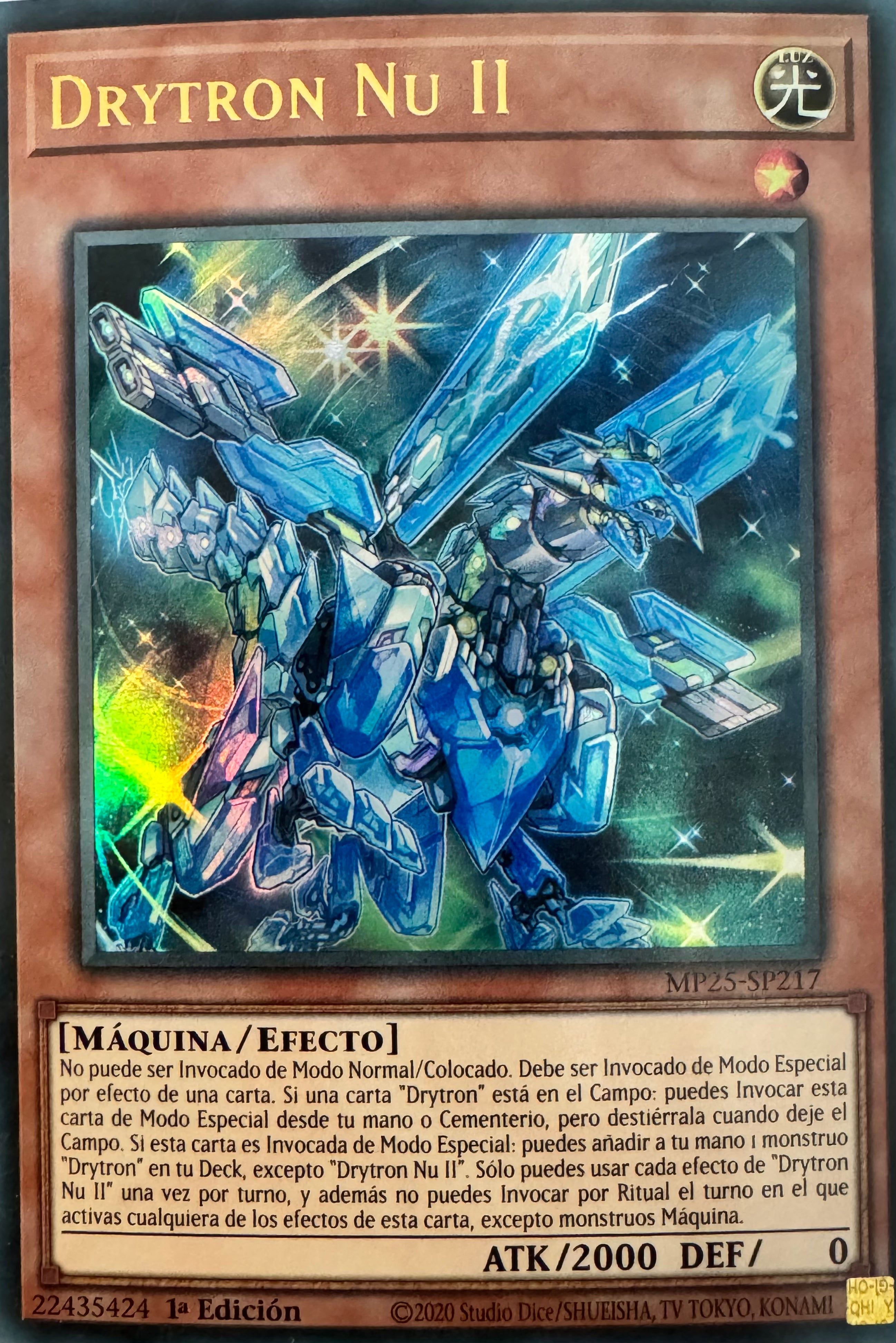 Yugioh! Drytron Nu II MP25-SP217 1ª Edición