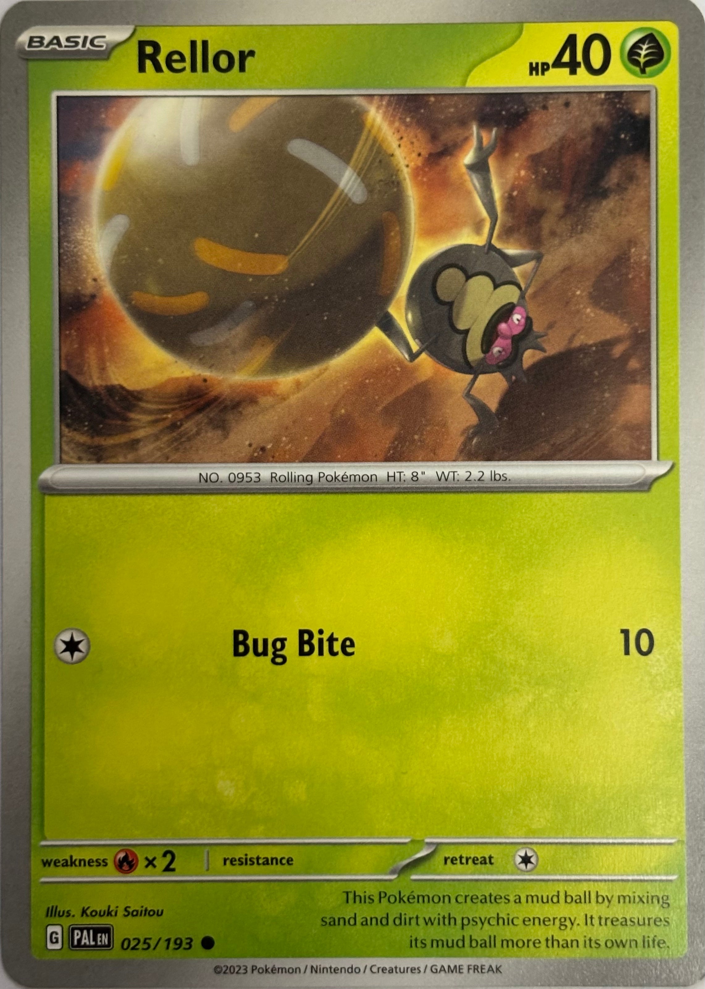 Pokemon Tcg Rellor 025/193